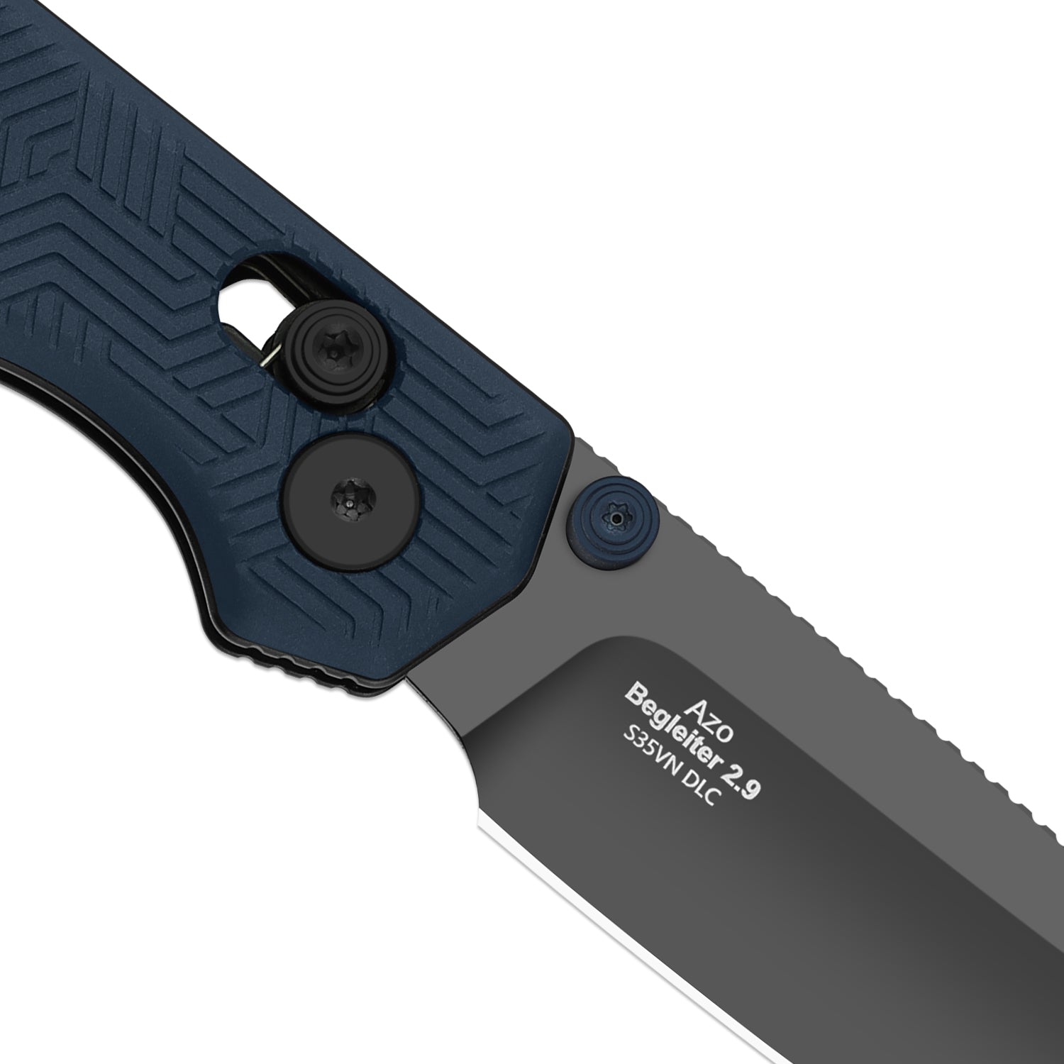 Begleiter 2.9 | Kizer Clutch Lock™ | Blue Aluminum | S35VN | DLC Coating | KizerB™ 3458.2CDA1