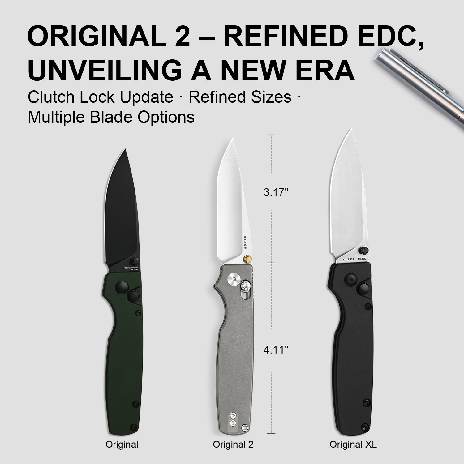 Original 2 | S45VN | Titanium | Ki3605.2MA1