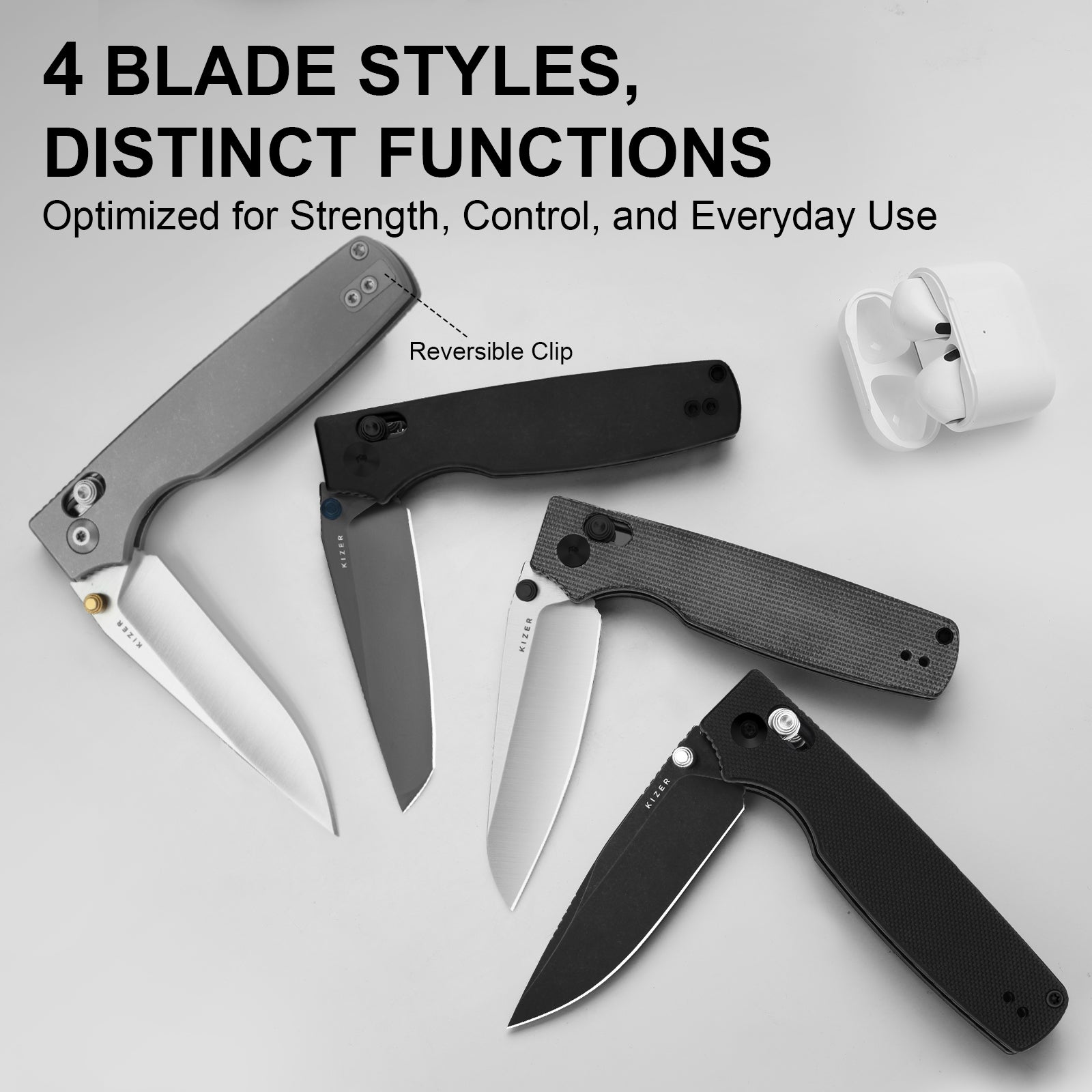 Original 2 - 3.17 inch S45VN Titanium Ki3605.2MA1-Kizer
