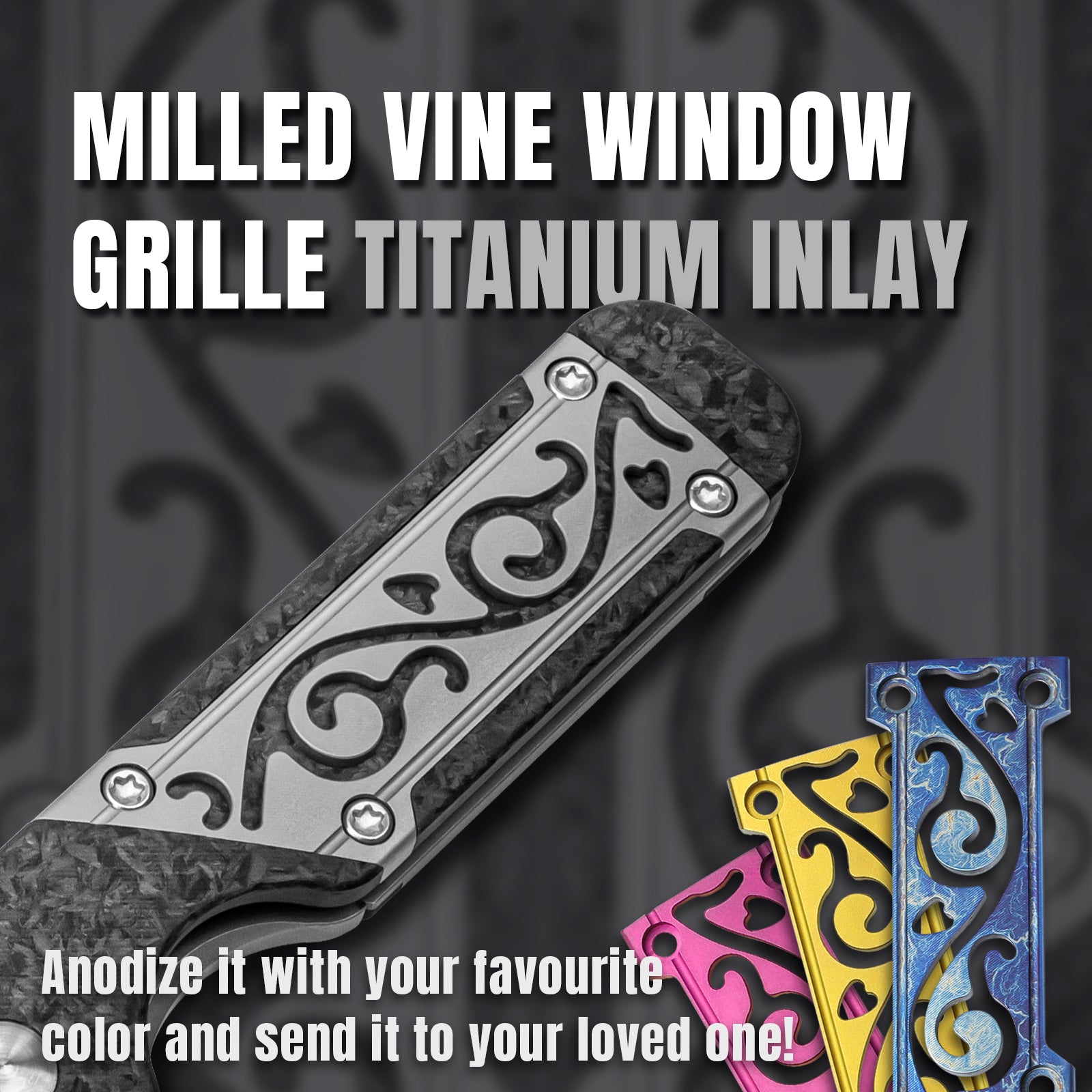 Mini Militaw® | S45VN | Titanium+Carbon Fiber | KizerB™ 3634SA4