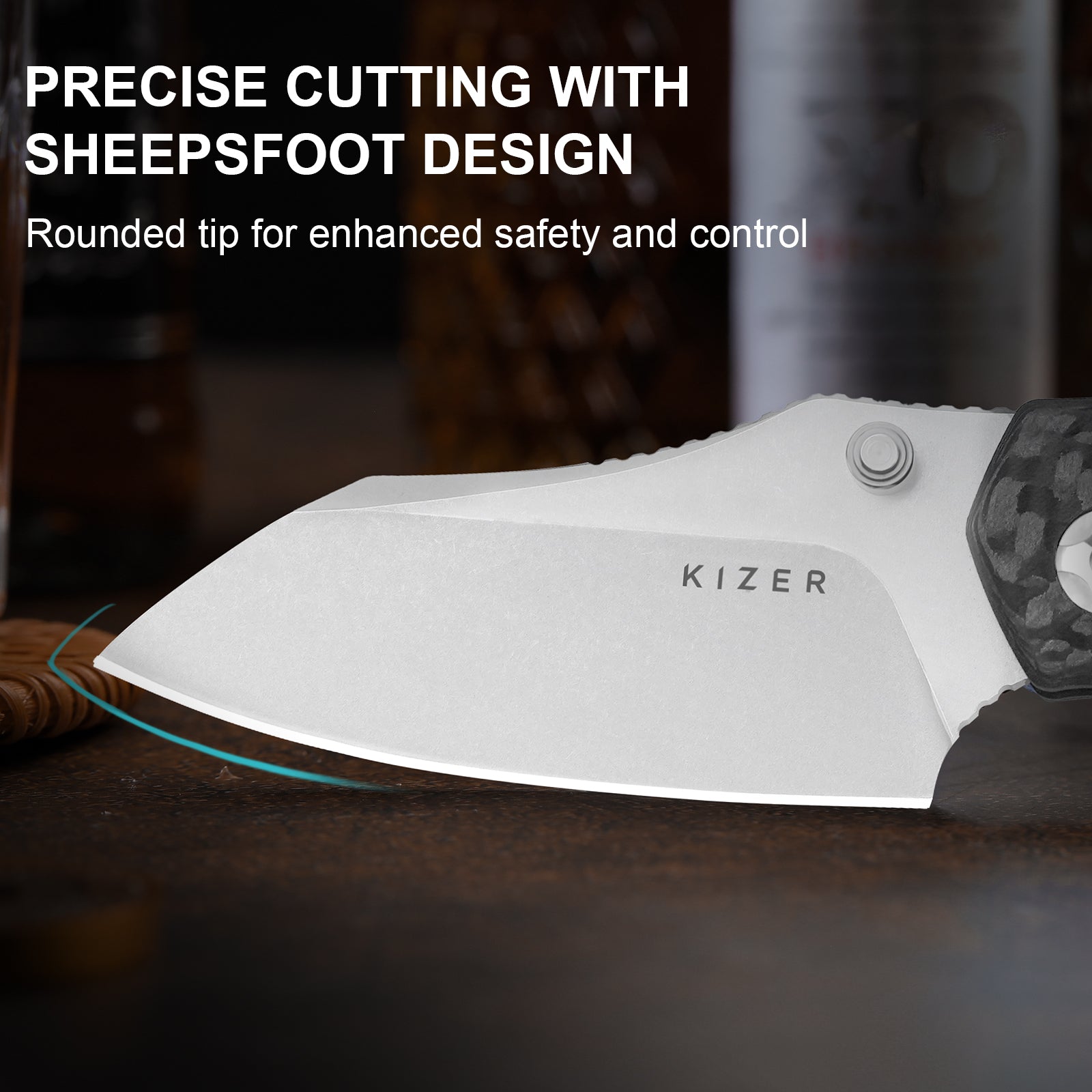 Mini Bulldog | S45VN | Carbon Fiber | Ki3672SA3