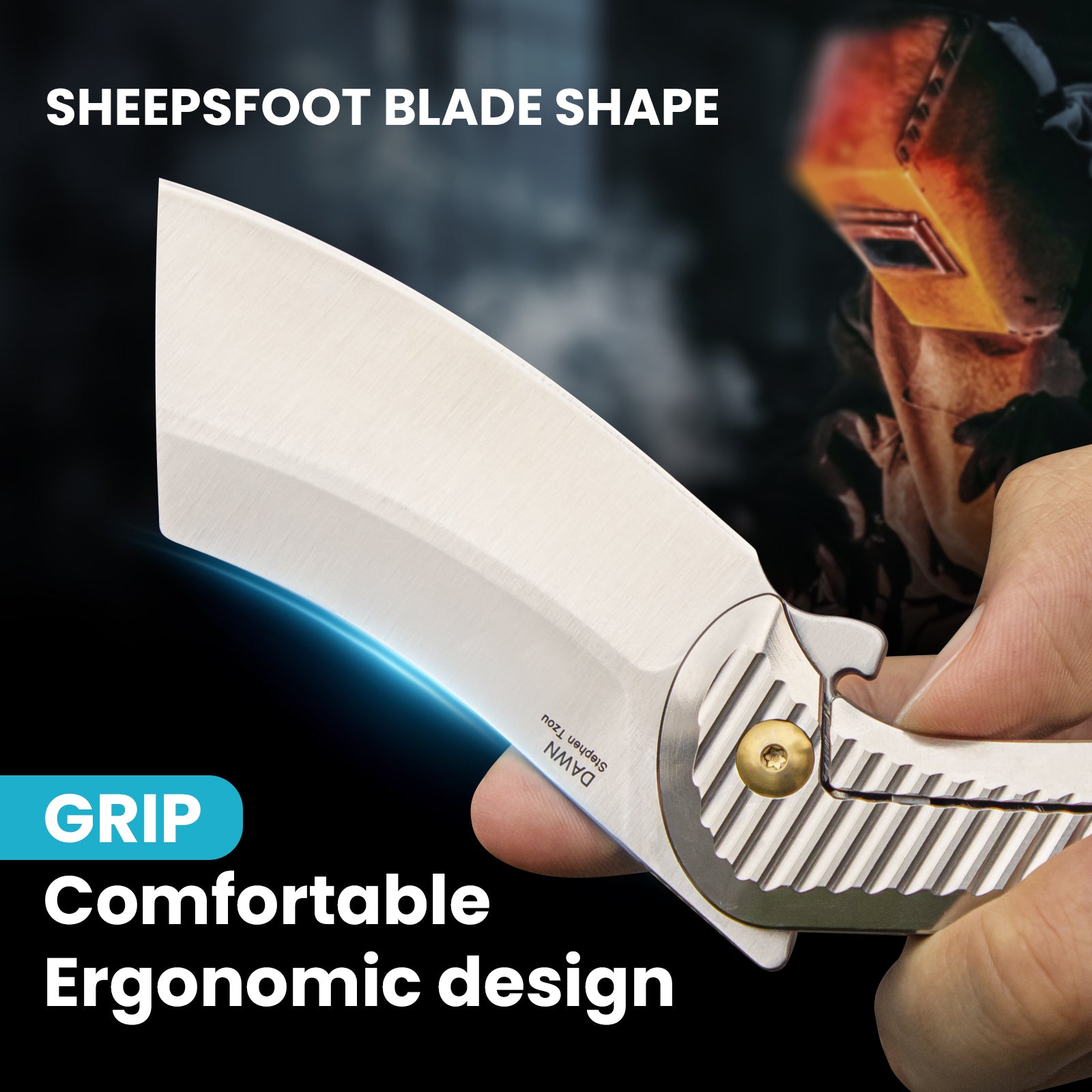 Dawn | S35VN | Titanium | Ki3673A2 | Exclusive