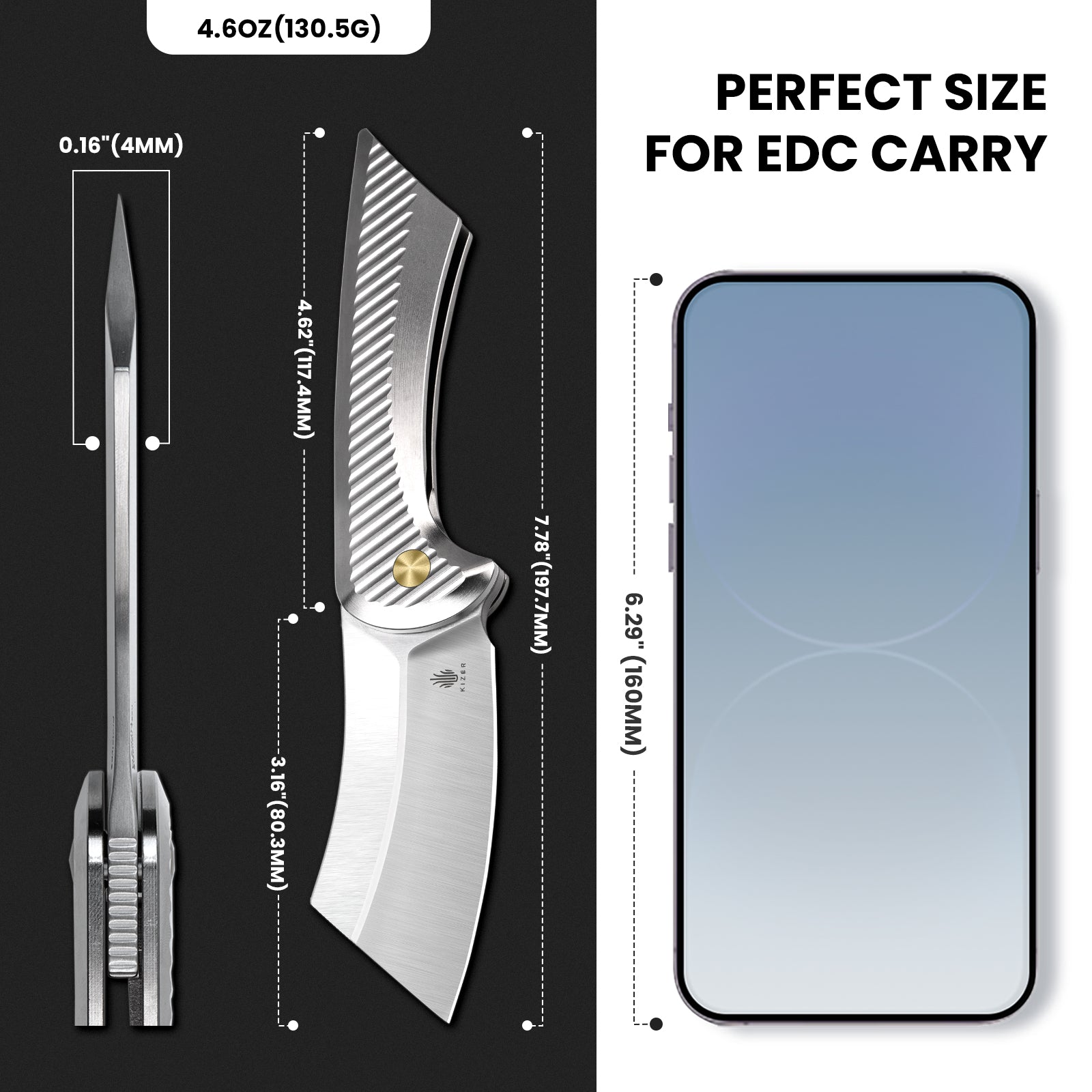 Dawn | S35VN | Titanium | Ki3673A2 | Exclusive