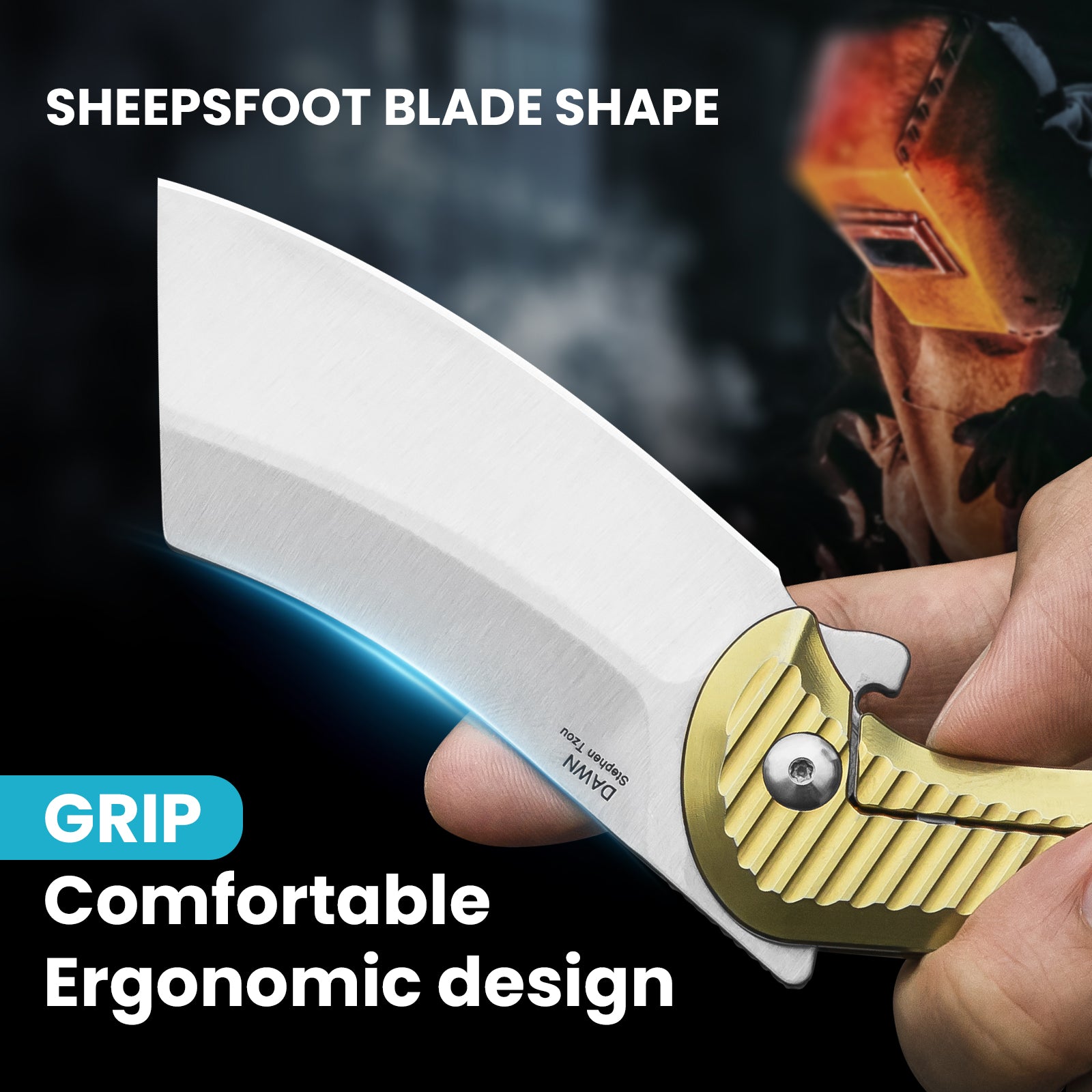 Dawn | S35VN | Titanium | Ki3673A1 | Exclusive