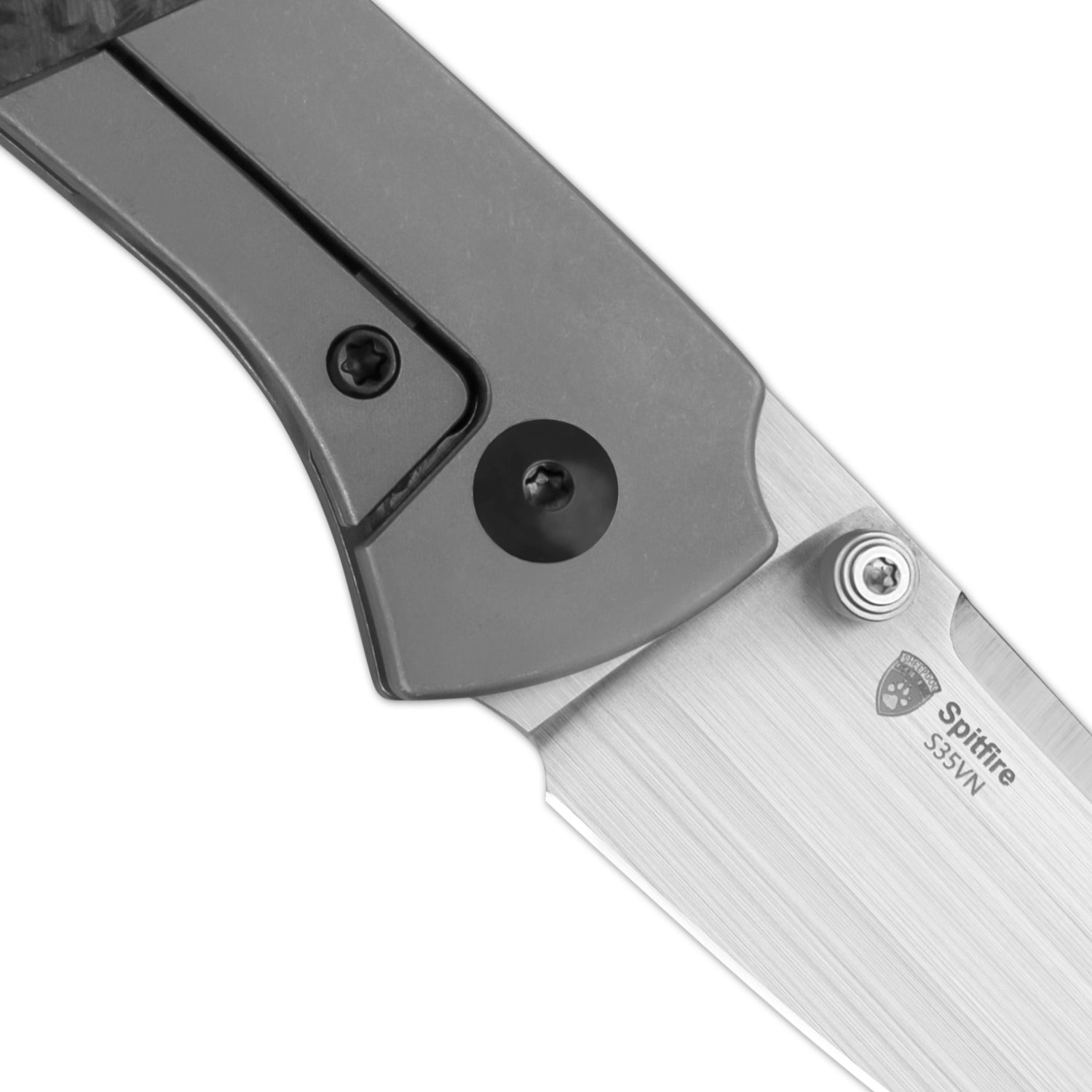 Spitfire 3.13 inch S35VN Titanium & Carbon Fiber Ki3690A1-Kizer