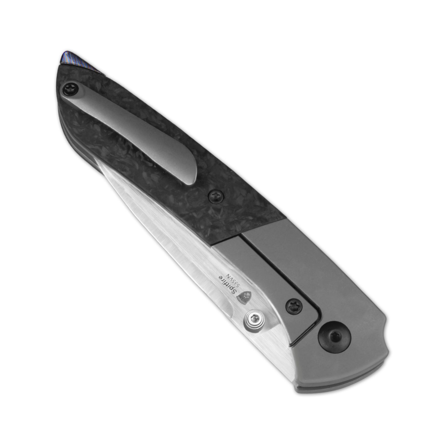 Spitfire 3.13 inch S35VN Titanium & Carbon Fiber Ki3690A1-Kizer