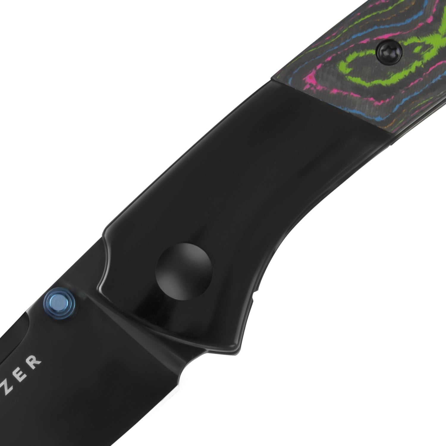 Spitfire | S35VN | Polished DLC | Titanium & Camo Carbon 80's | Ki3690A2