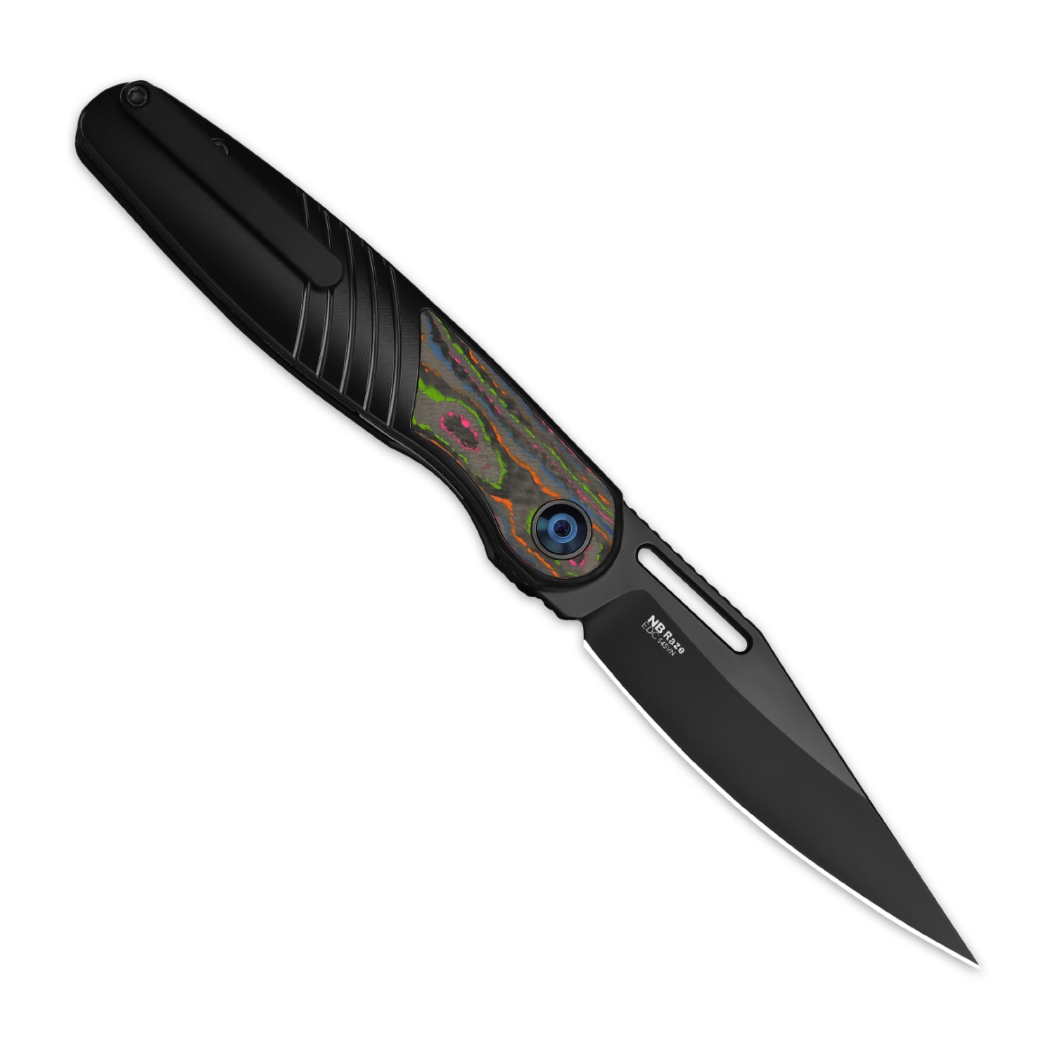 Raze 3.5 inch S45VN Titanium & Camo Carbon Ki3720A1-Kizer