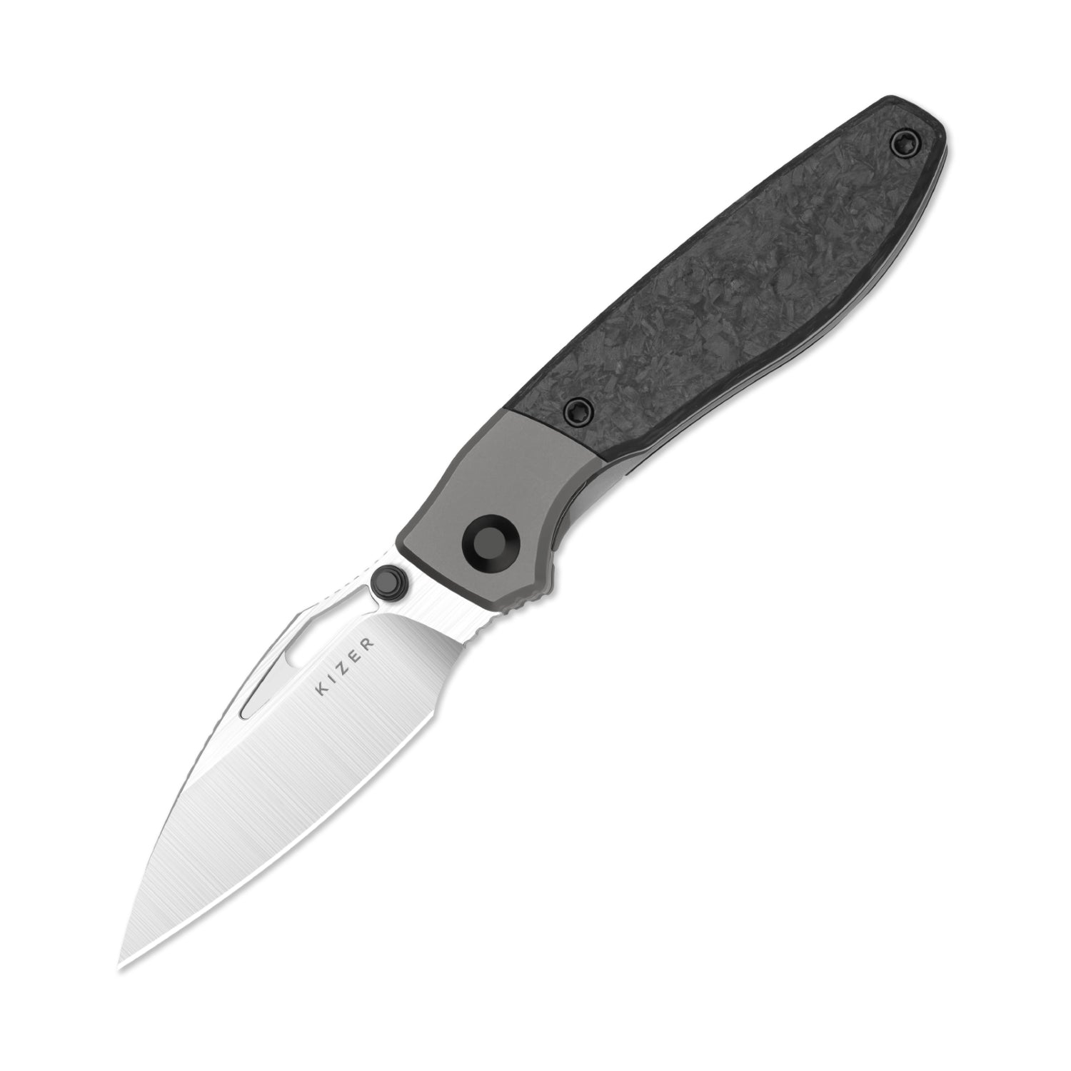 Shrike | S45VN | Titanium & Carbon Fiber | Front Flipper | Ki3746A1