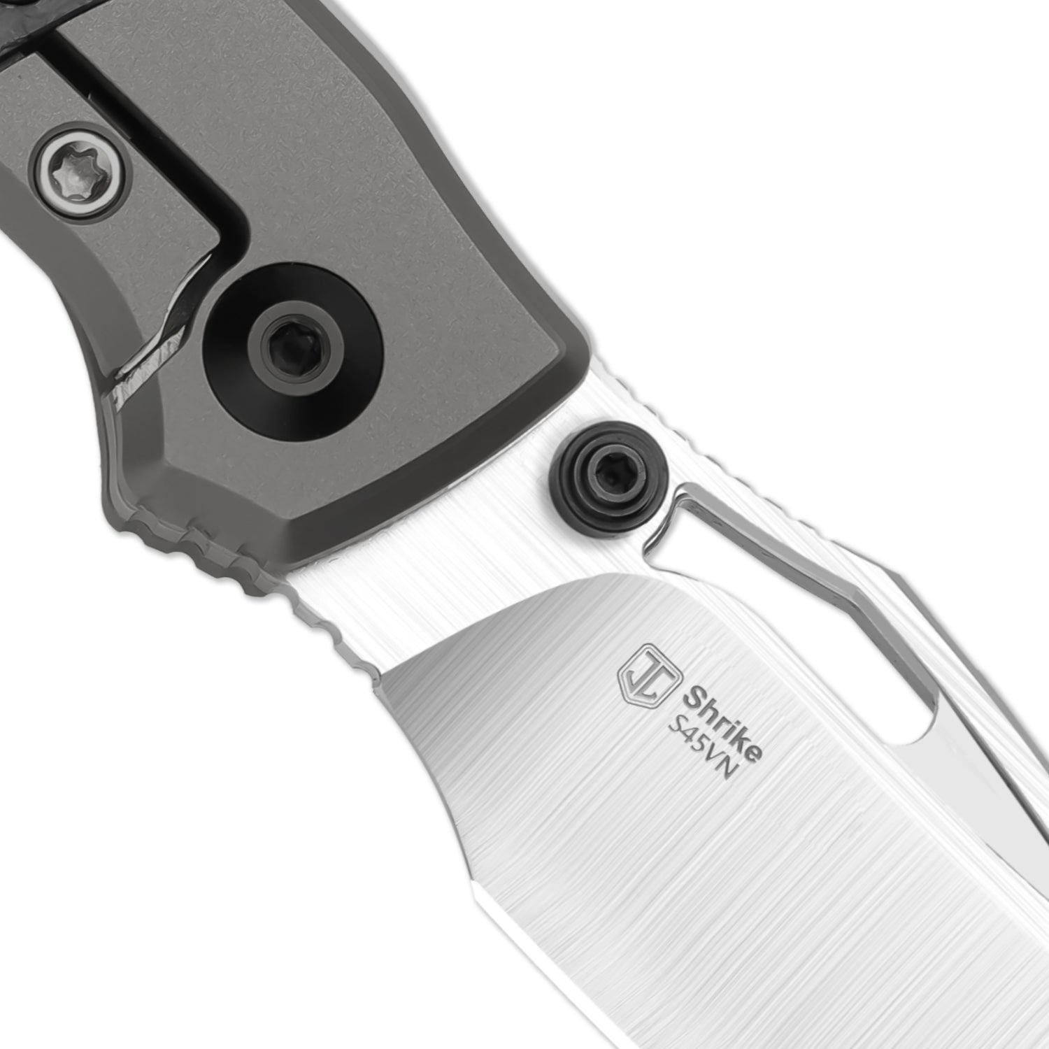 Shrike | S45VN | Titanium & Carbon Fiber | Front Flipper | Ki3746A1