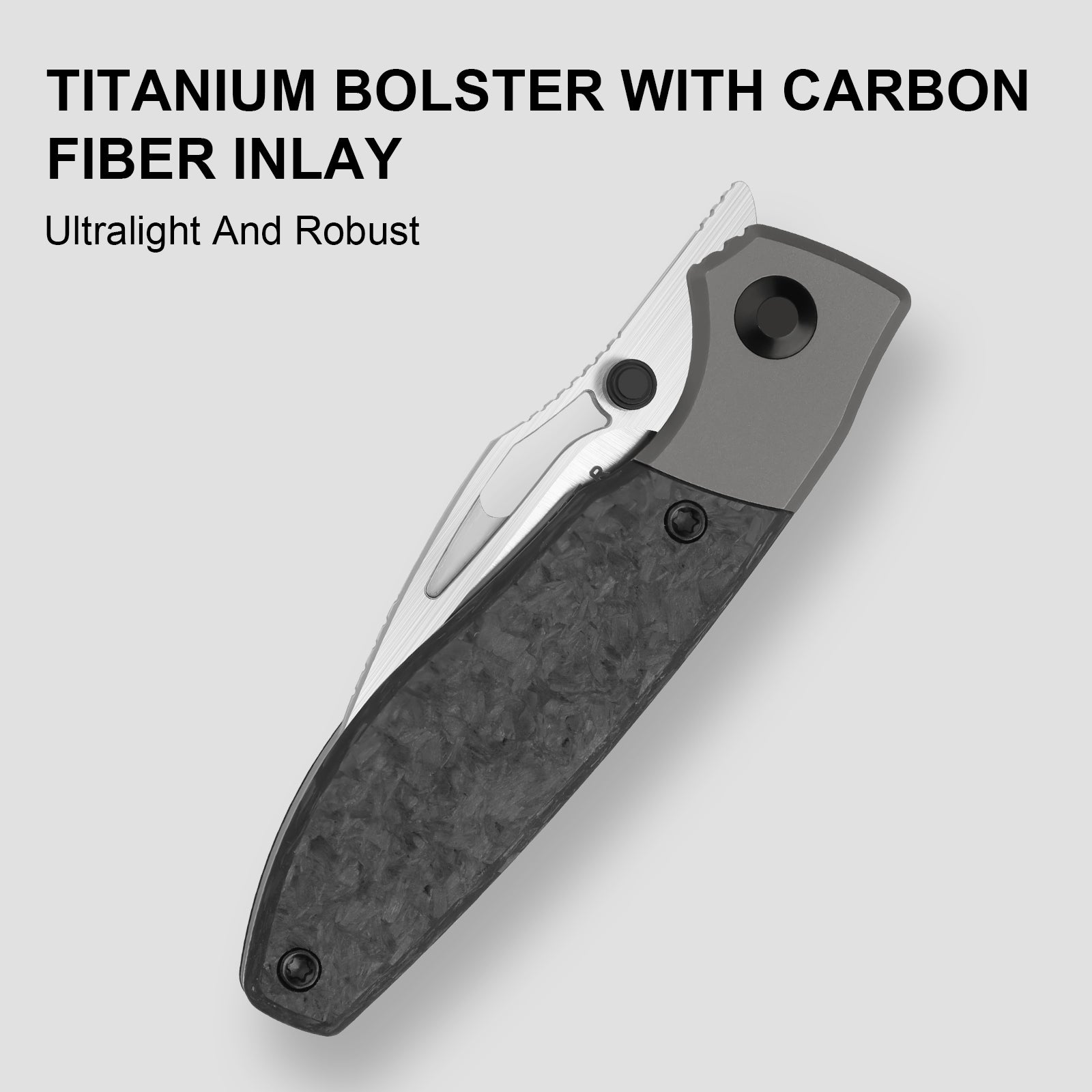 Shrike 2.74 inch S45VN Titanium & Carbon Fiber Ki3746A1-Kizer