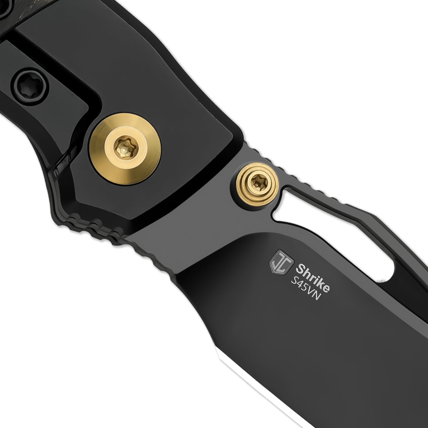 Shrike 2.74 inch S45VN Titanium & Fat Carbon Camo Gold Ki3746A2-Kizer