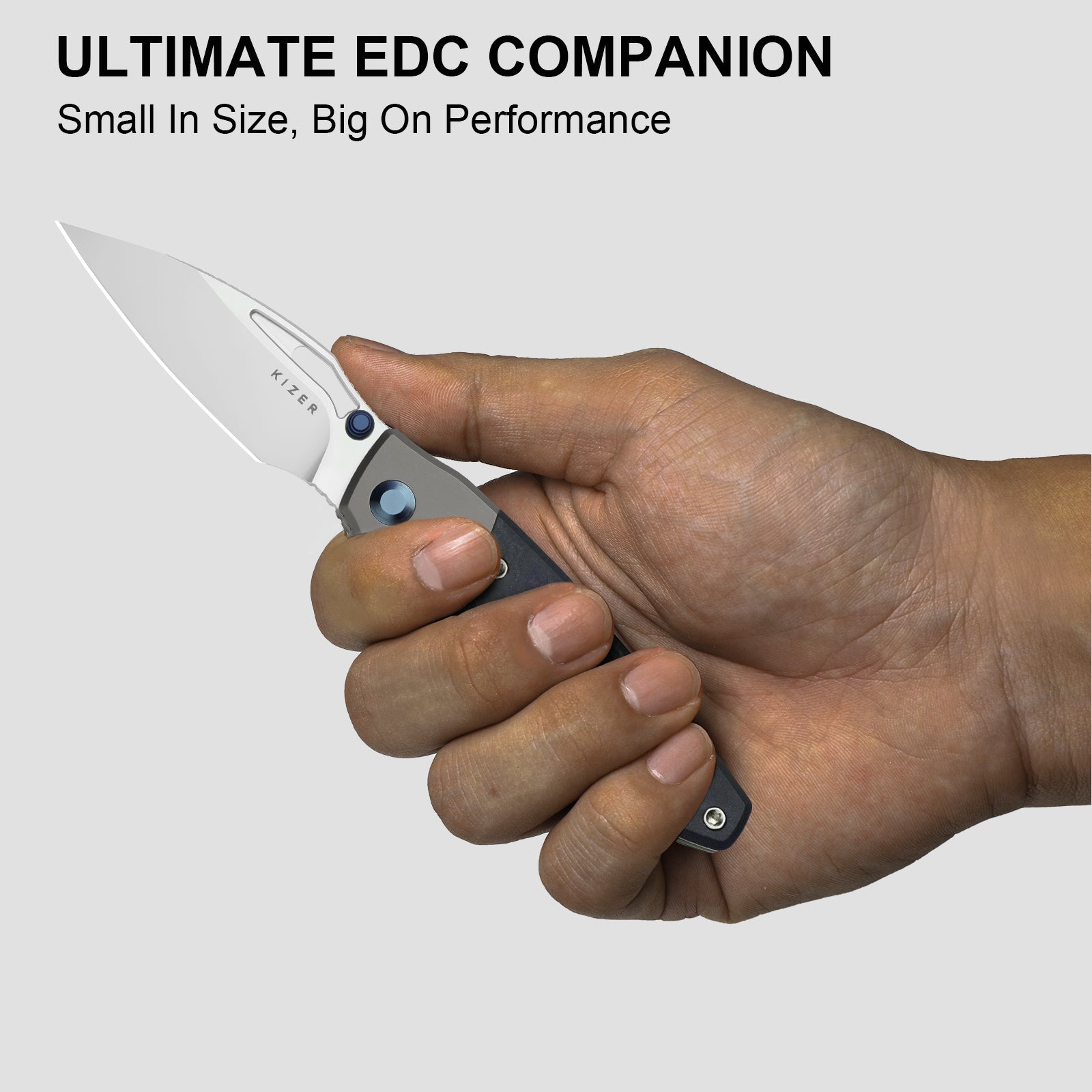 Shrike | S45VN | Titanium & Richlite | Front Flipper | Ki3746A3