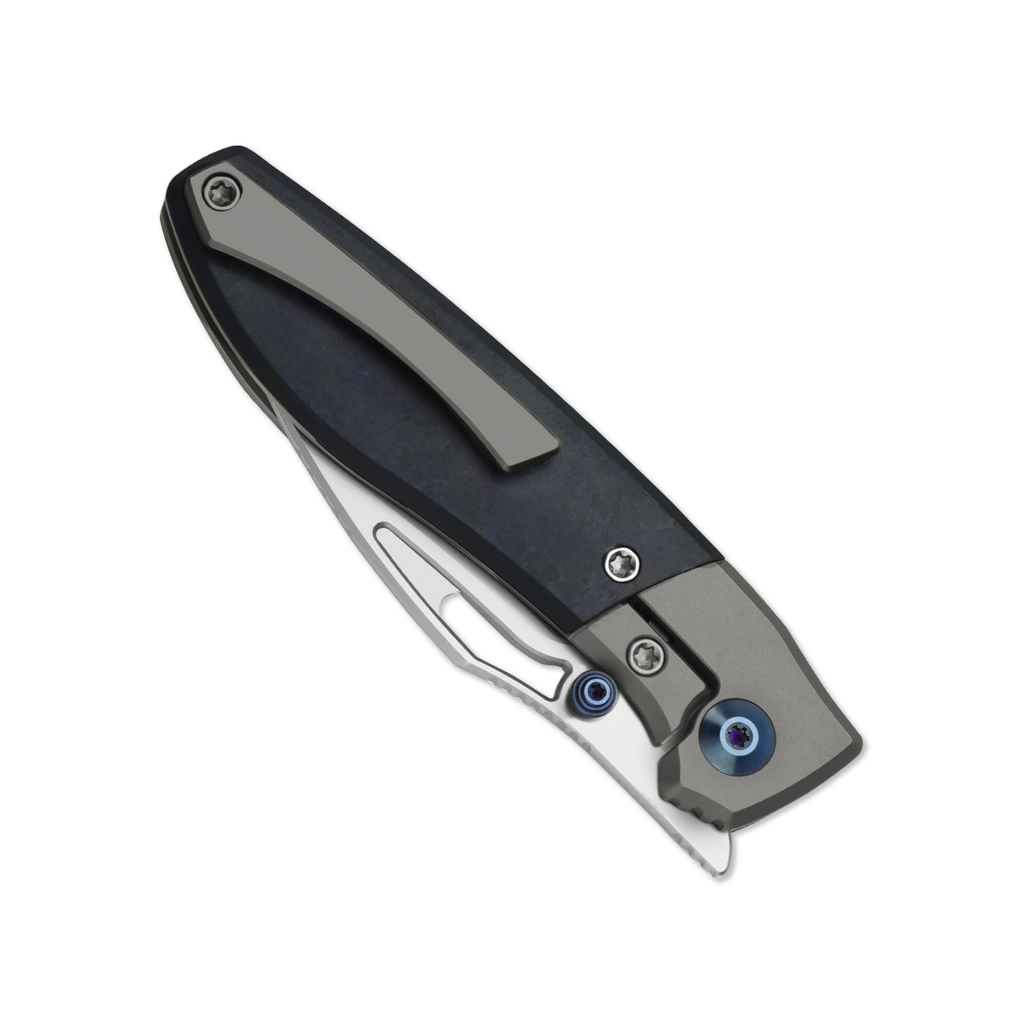 Shrike | S45VN | Titanium & Richlite | Front Flipper | Ki3746A3