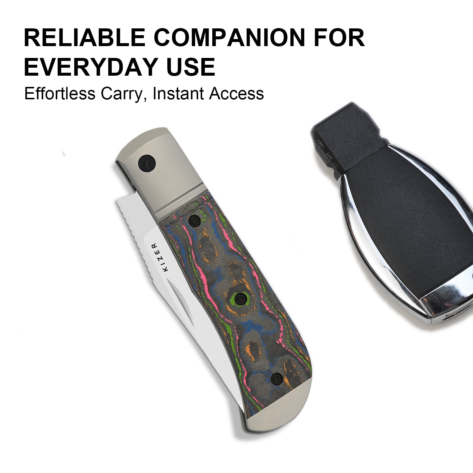 Trestle | M390 | Titanium & Camo 80s | Ki3761A2