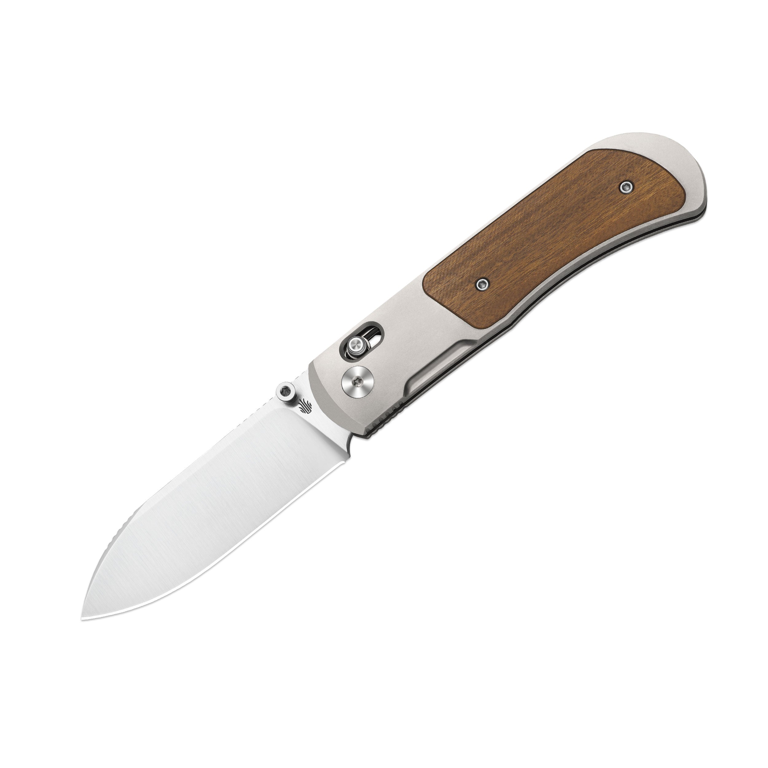 Tycho 3.1 inch S45VN Titanium & Mkuruti Wood Ki4761A1-Kizer