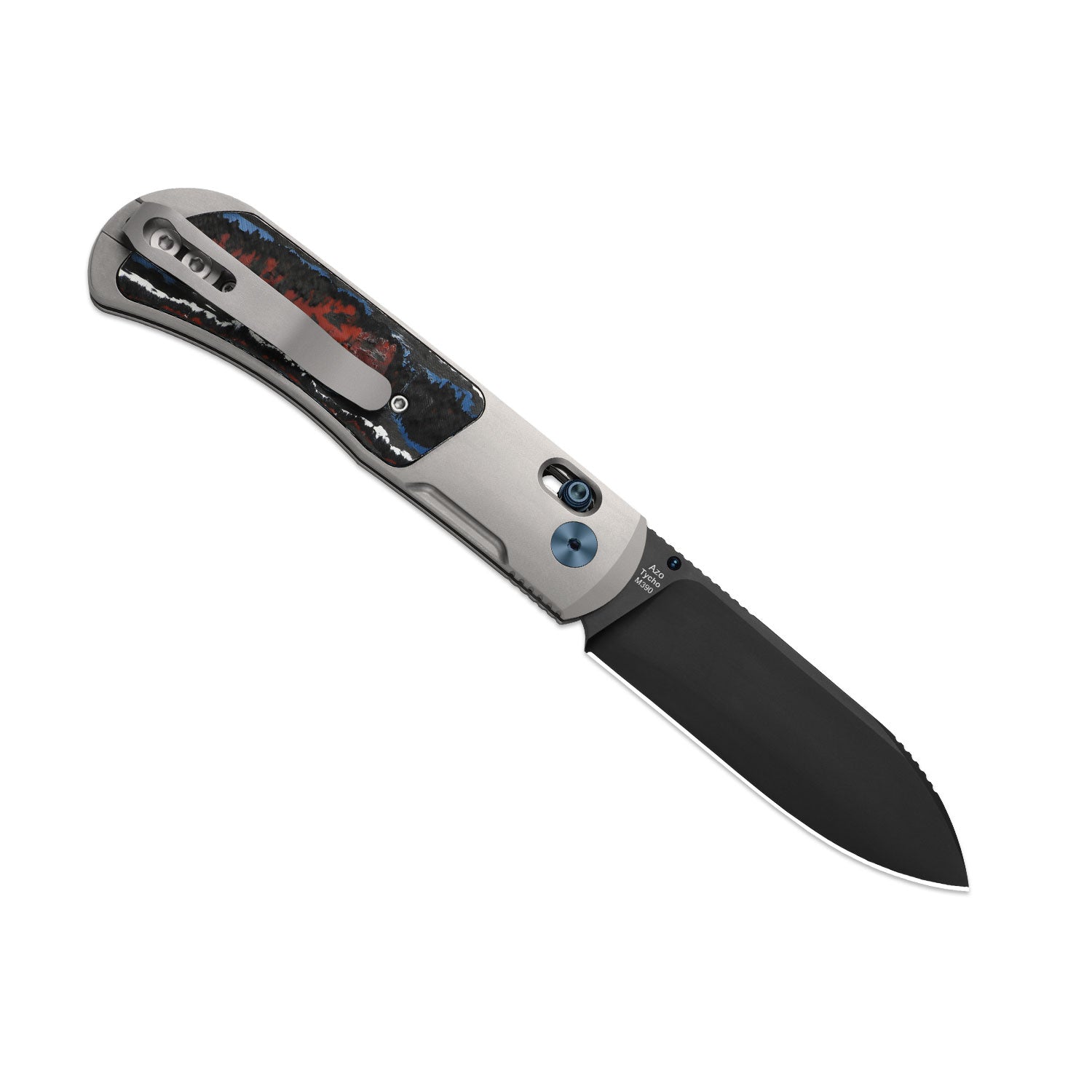 Tycho 3.1 inch M390 Titanium & Fat Carbon Ki4761A2-Kizer