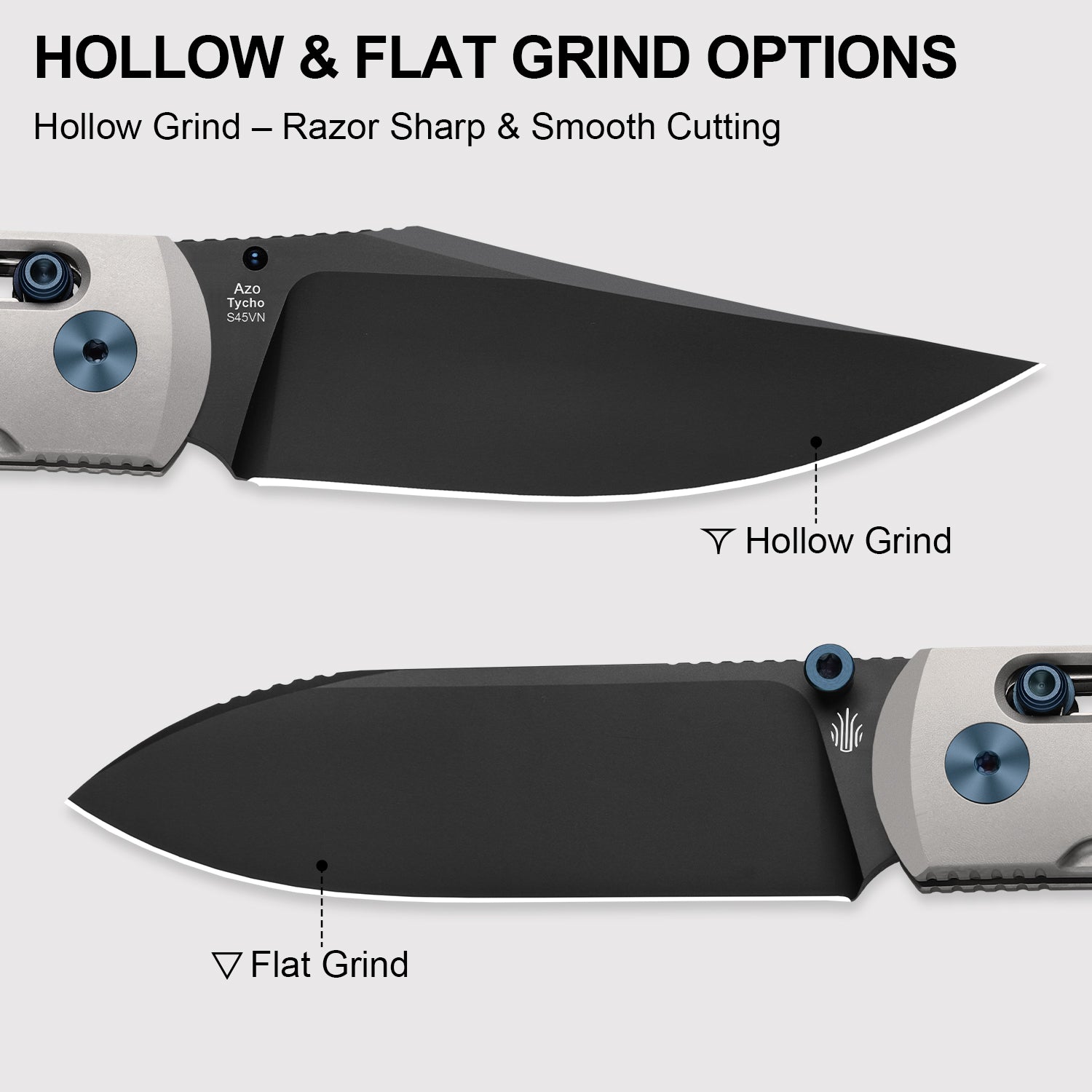 Tycho | S45VN | Titanium & Fat Carbon | Ki4761A3