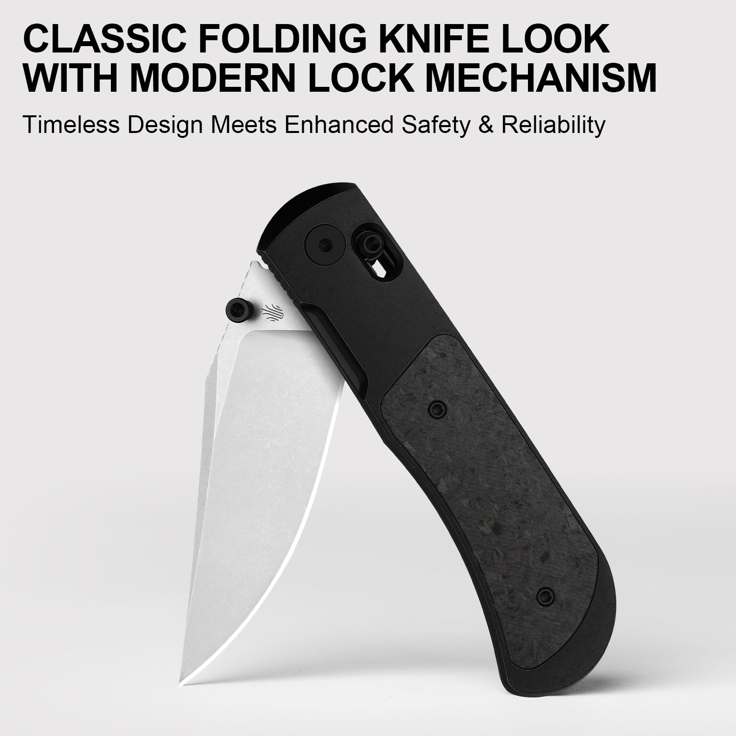 Tycho 3.2 inch M390 Titanium & Carbon Fiber Ki4761A4-Kizer