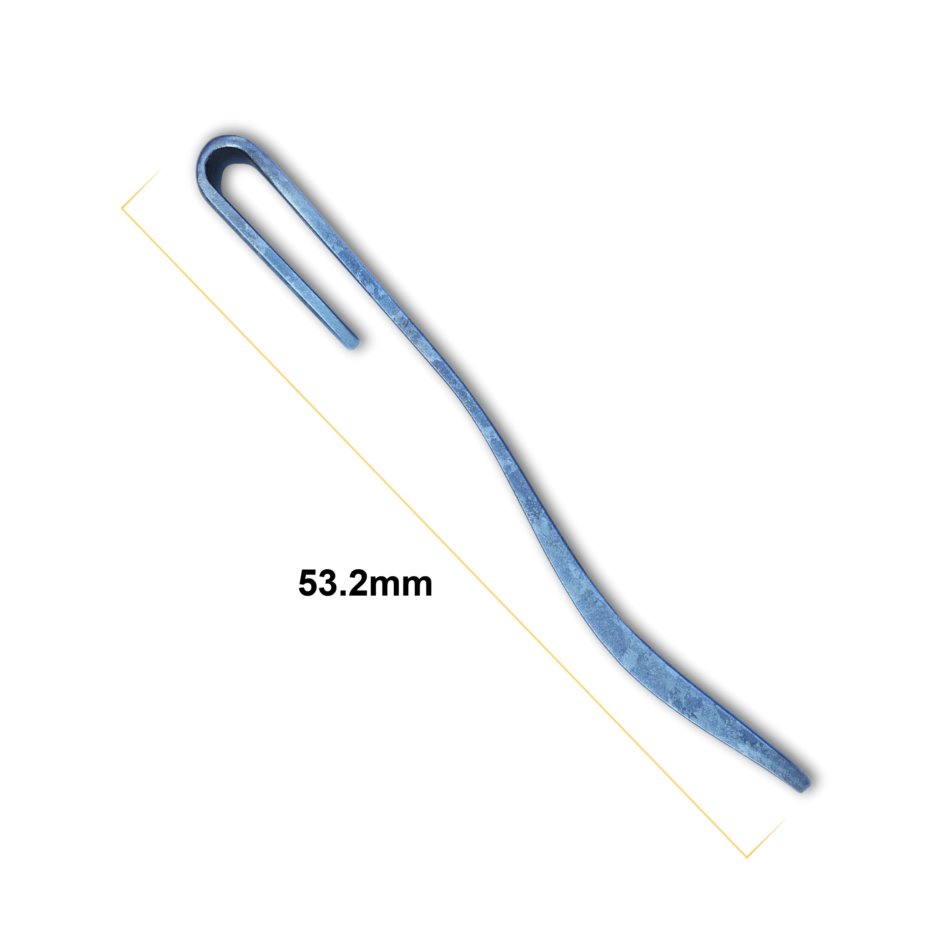 Kizer Titanium Oxidation Crystals Pocket Clip with Screws For Folding Knives KS501 (Blue)