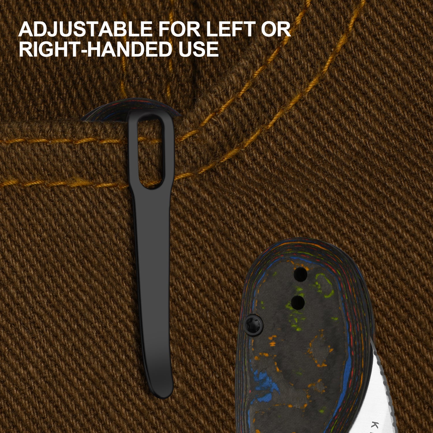 Microbe™ | Kizer Button Liner Lock™ | M390 | Camo Carbon 80's | KizerB™ 2742A1