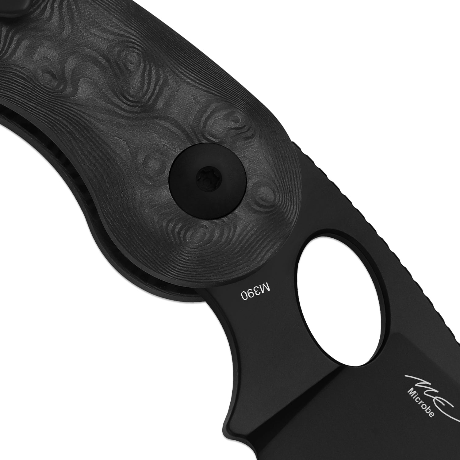 Kizer Microbe EDC Pocket Knife | Button Liner Lock | Fat Carbon