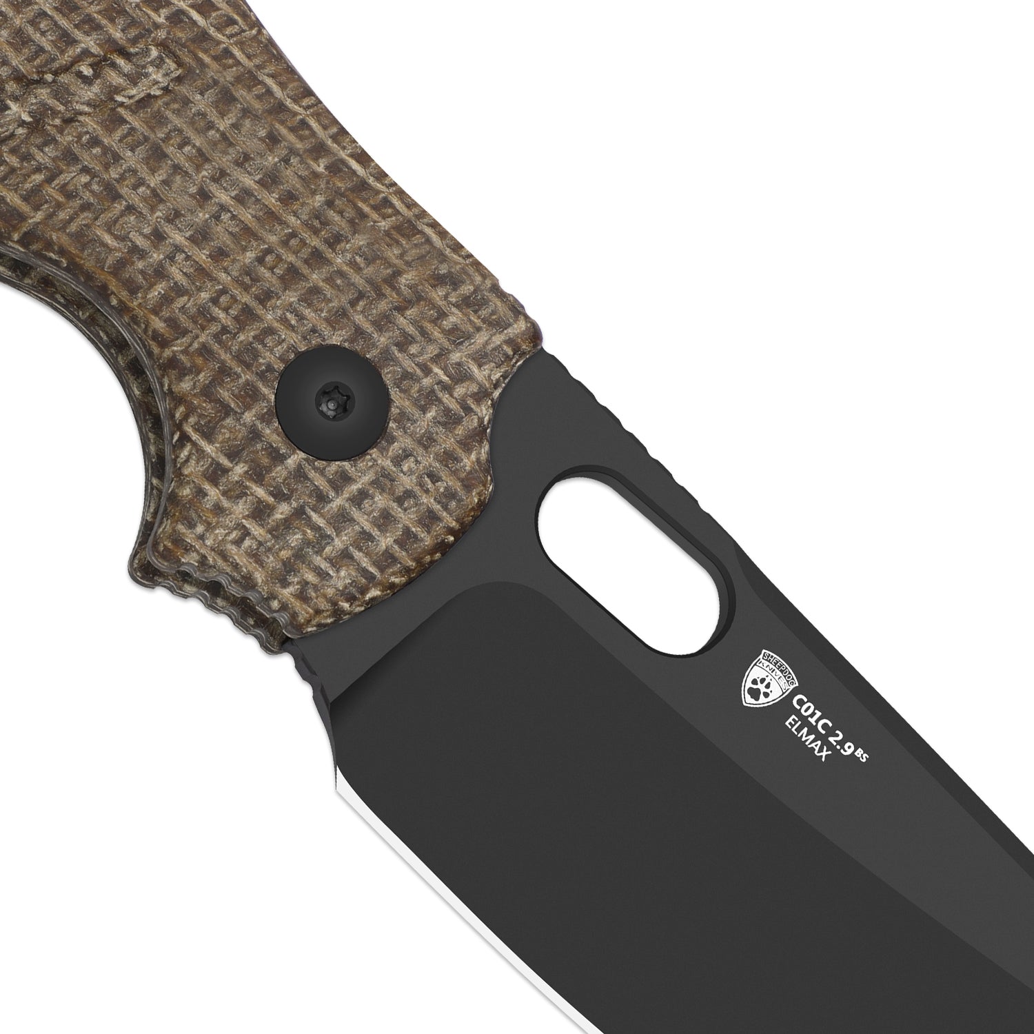 C01C 2.9 BS 2.95 inch ELMAX Norplex UltreX™ Micarta Ki3488.29BSA2
