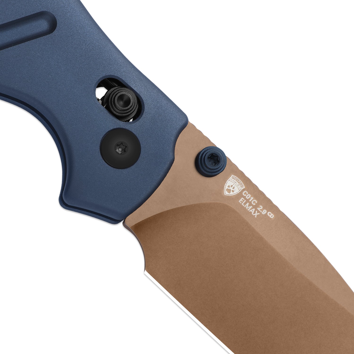 Sheepdog® Knives C01C | Kizer Clutch Lock™ | ELMAX | Aluminum | Sunset Metal PVD | KizerB™ 3488.29CDA1