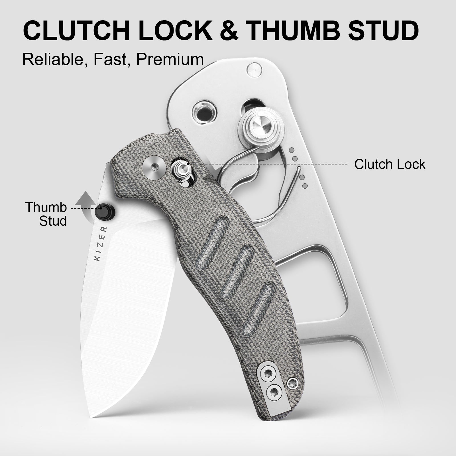 C01C 2.9 CD 2.95 inch ELMAX Norplex UltreX™ Micarta Ki3488.29CDA2