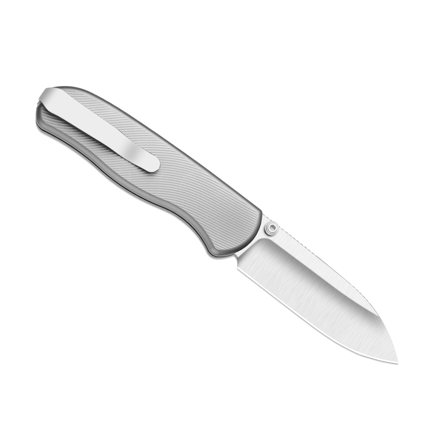 Kizer Drop Bear Zero Folding Knife Textured Titanium Handle Elmax Steel