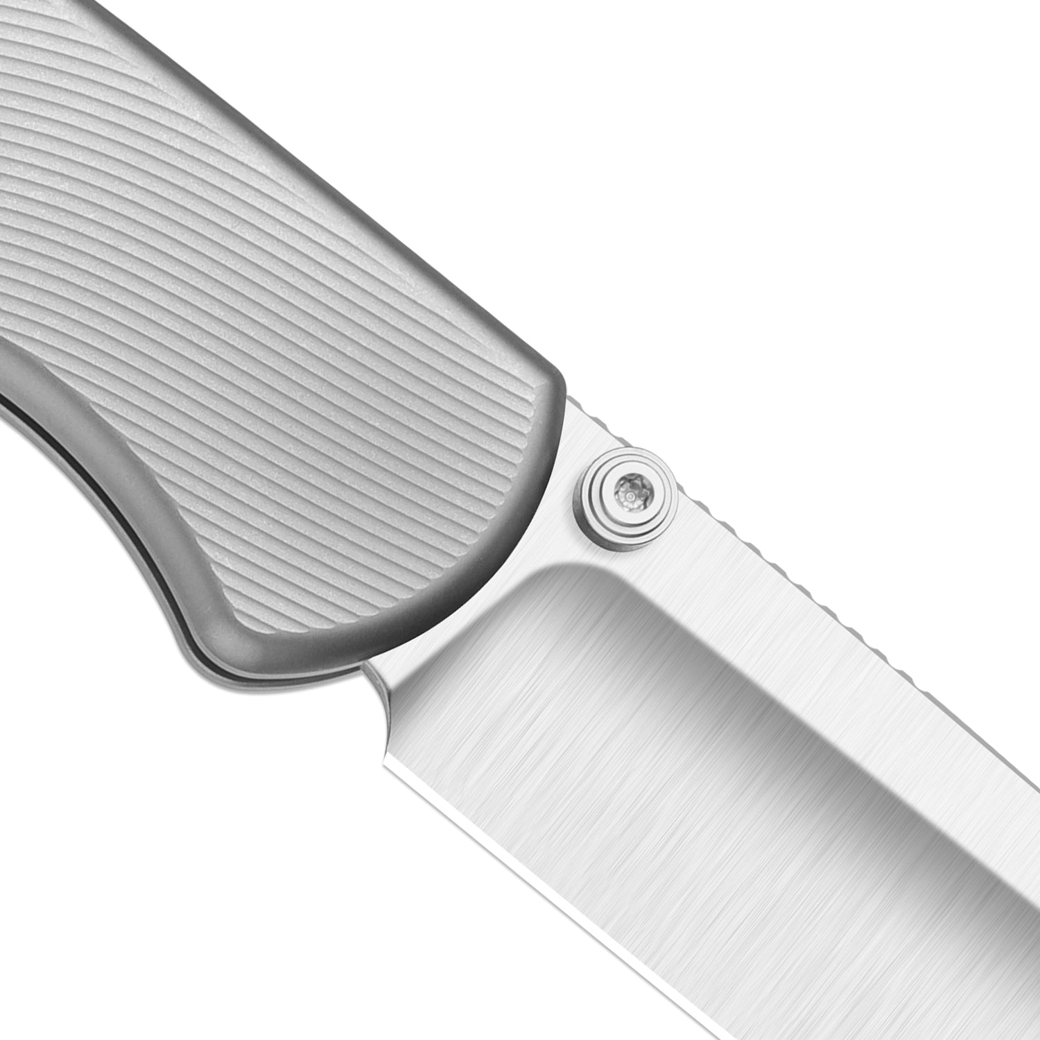 Kizer Drop Bear Zero Folding Knife Textured Titanium Handle Elmax Steel
