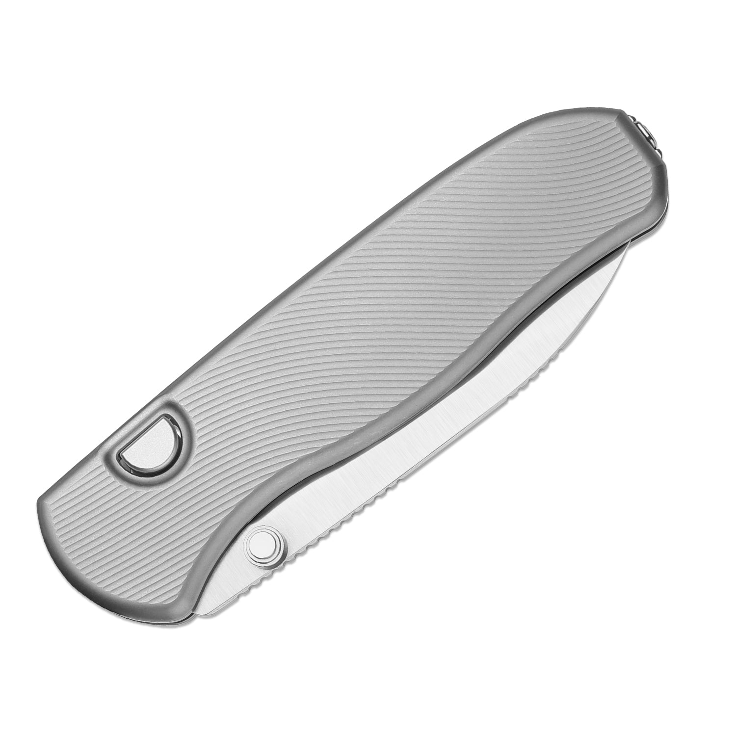 Kizer Drop Bear Zero Folding Knife Textured Titanium Handle Elmax Steel