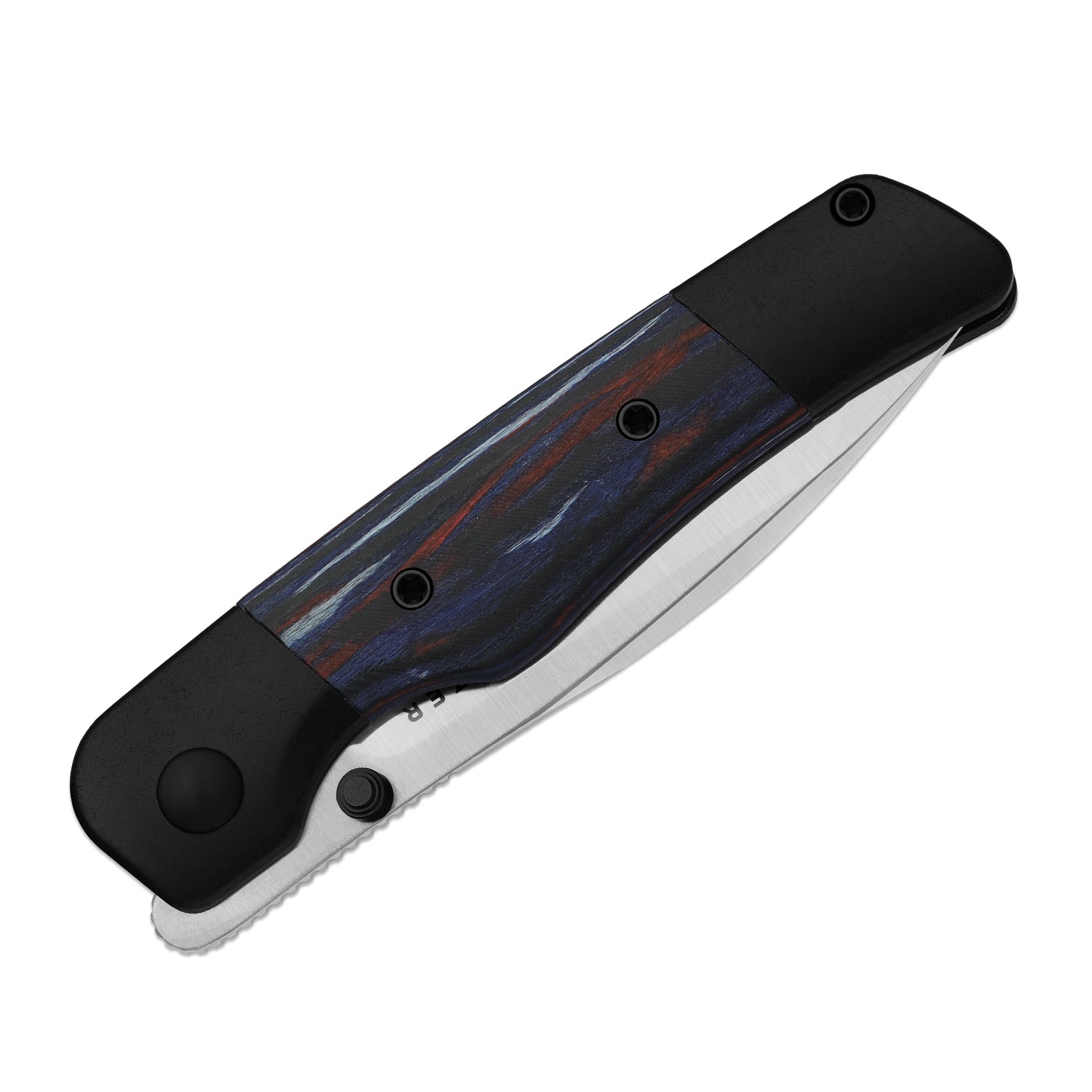 Coywolf | Compound Grind | Titanium & Reconstituted Wood | Frame Lock