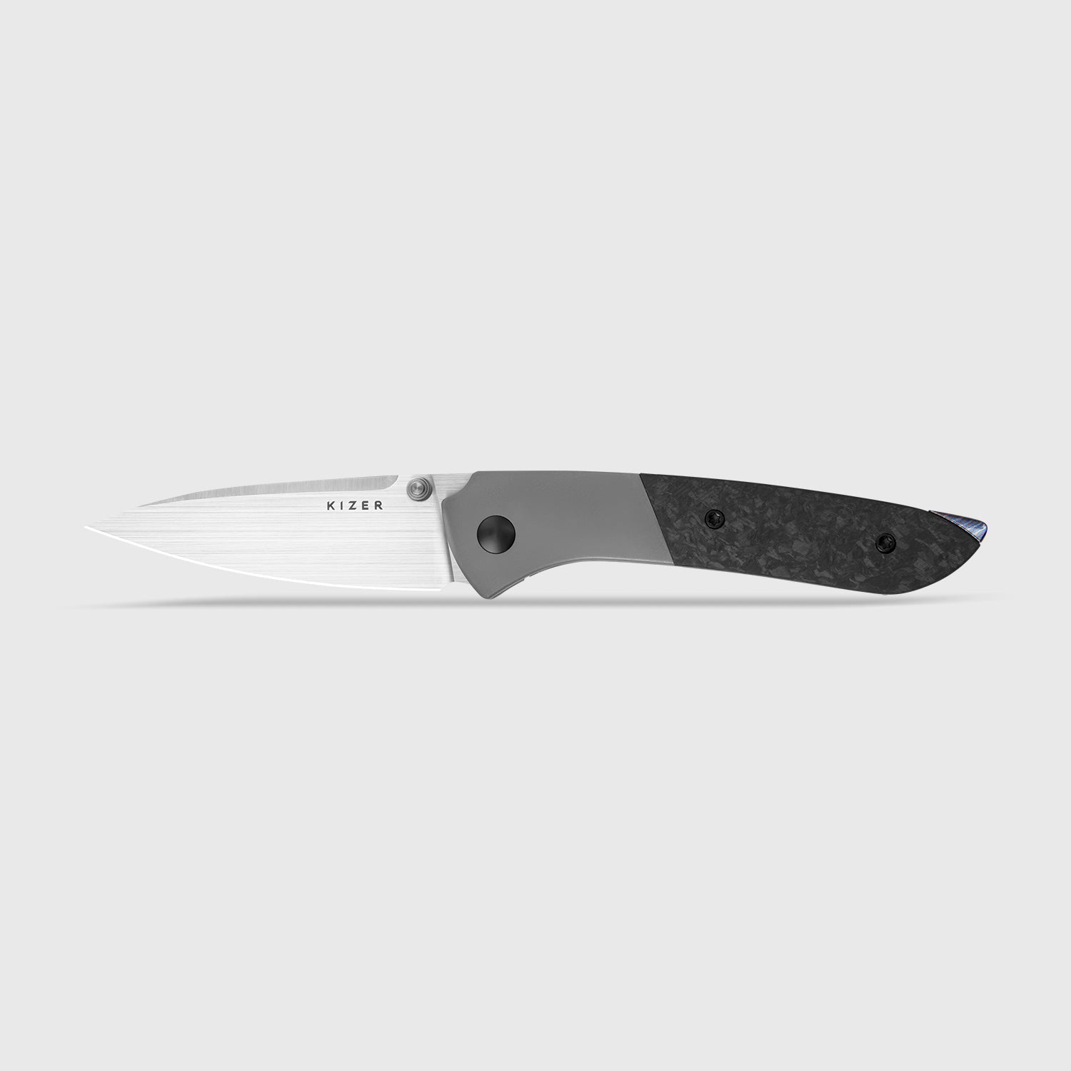 Spitfire 3.13 inch S35VN Titanium & Carbon Fiber Ki3690A1-Kizer