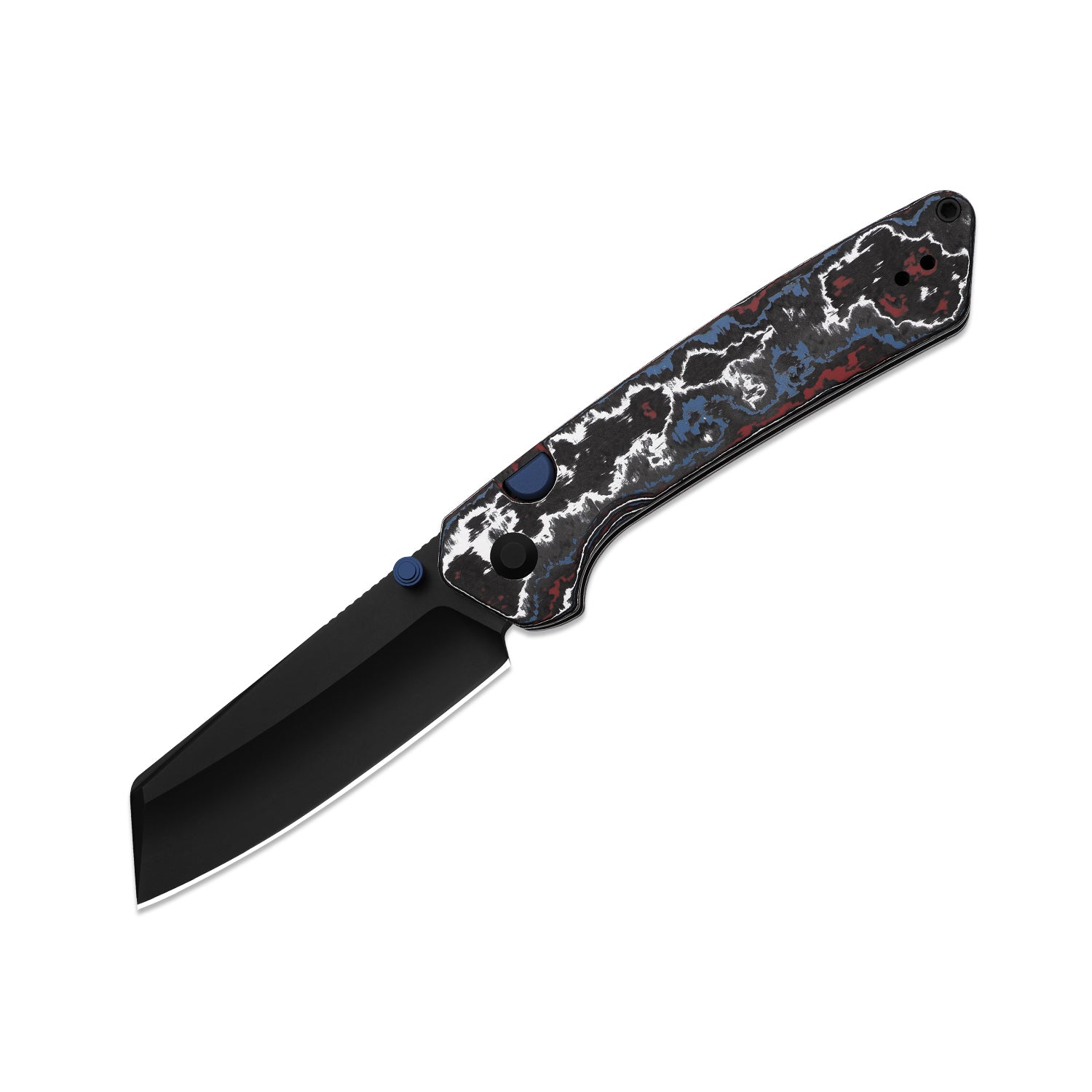 Madrac | Kizer Button Liner Lock™ | Fatcarbon Nebula | S45VN + Hollow