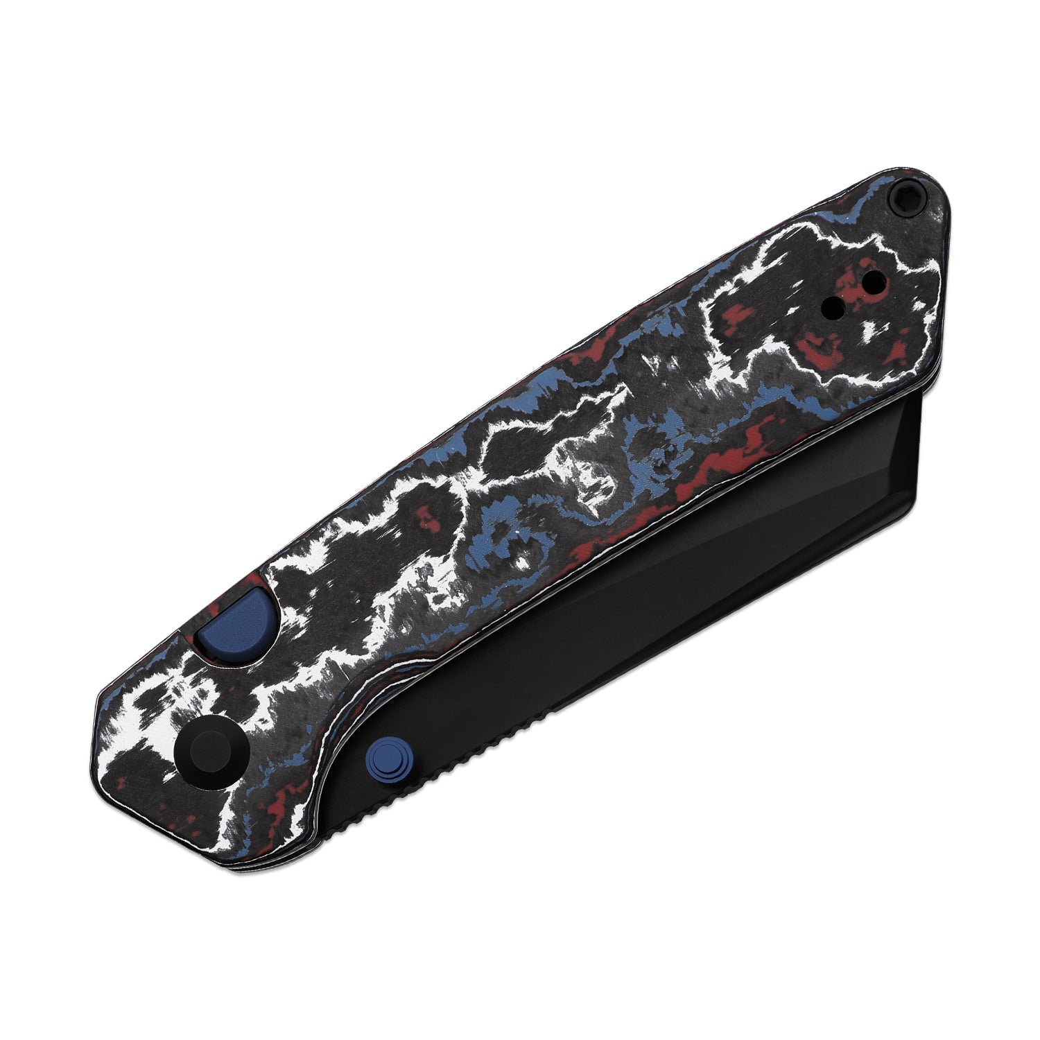 Madrac | Kizer Button Liner Lock™ | Fatcarbon Nebula | S45VN + Hollow