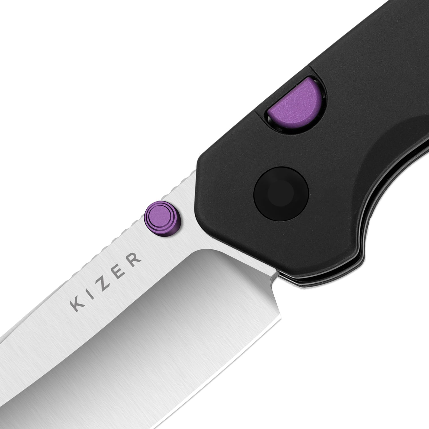Madrac | Kizer Button Liner Lock™ | Aluminum | S45VN + Hollow Grind |