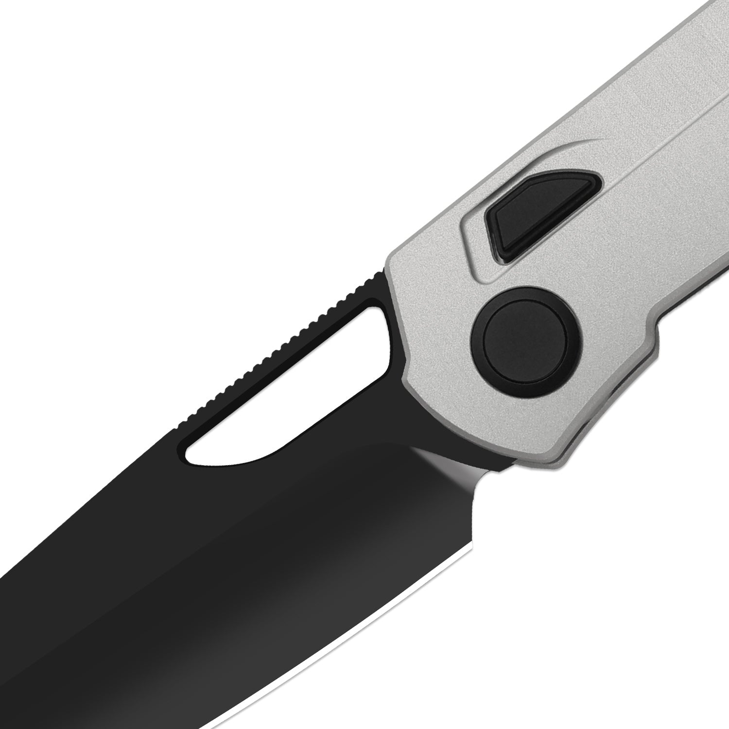 Mash | Kizer Button Liner Lock™ | M390 + X Polished DLC + Hollow Grind | Aluminum | KizerB™ 3699BSA4 | Limited