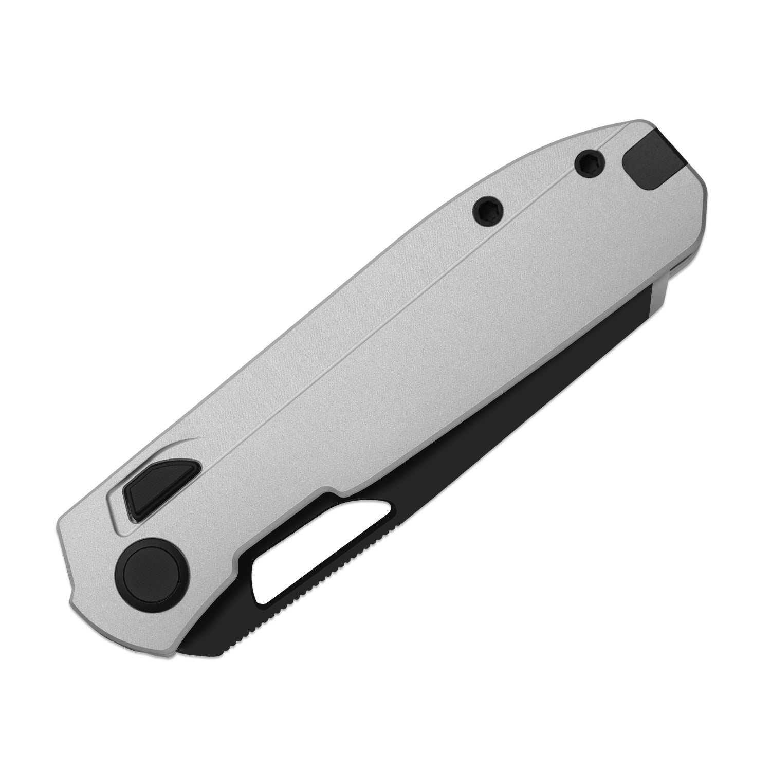 Mash | Kizer Button Liner Lock™ | M390 + X Polished DLC + Hollow Grind | Aluminum | KizerB™ 3699BSA4 | Limited