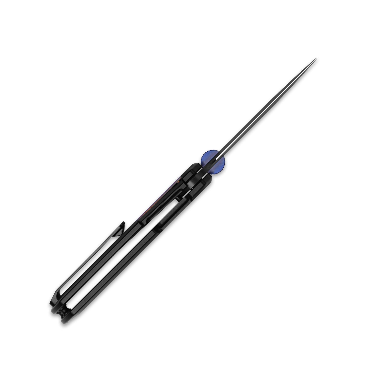 Quoll | S45VN | Titanium & Titanium Damascus | Brushed | Matte DLC-Ultra | Ki3733A3