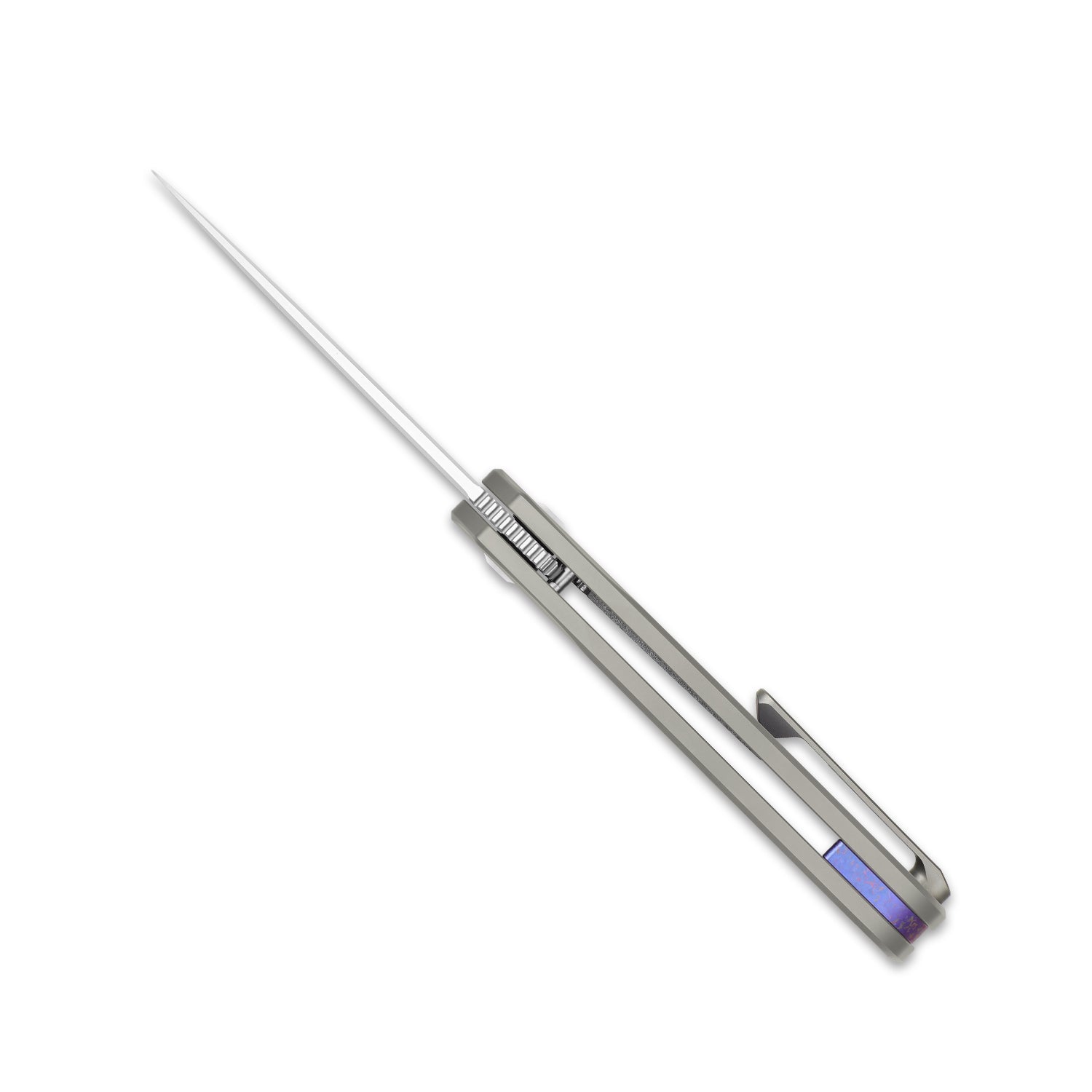 Topsail 3.1 inch S45VN Titanium & Crystallized Titanium Ki3735A1-Kizer