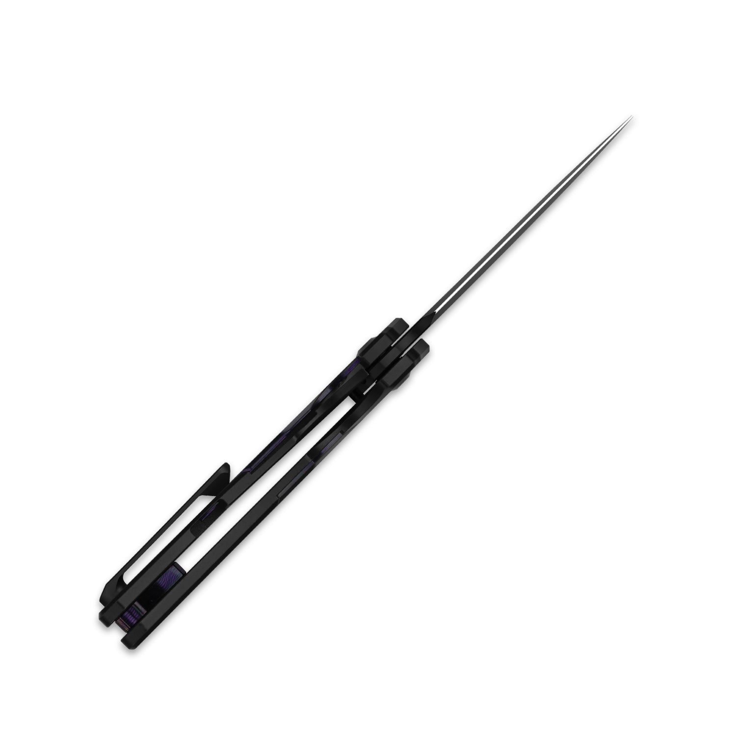 Topsail | S45VN | Titanium & Timascus | Matte DLC Ultra | Front Flipper | Ki3735A2