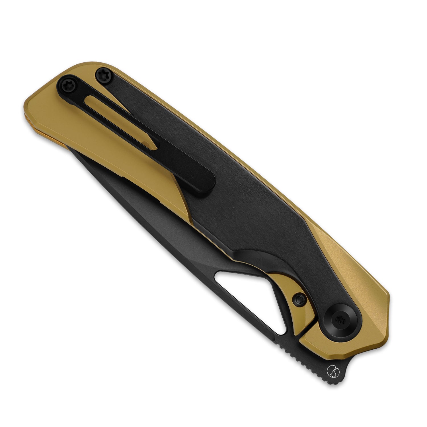 Topsail | M390 | Titanium + Stark Black Zirconium | Matte DLC Ultra | Front Flipper | Ki3735A3