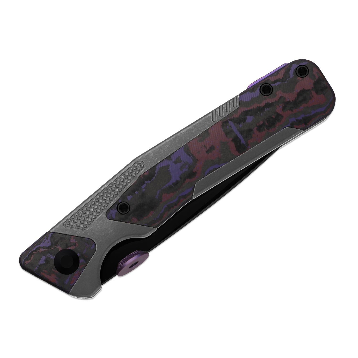 Sable Chief | K390 | Polished DLC Ultra | Titanium & FatCarbon Purple