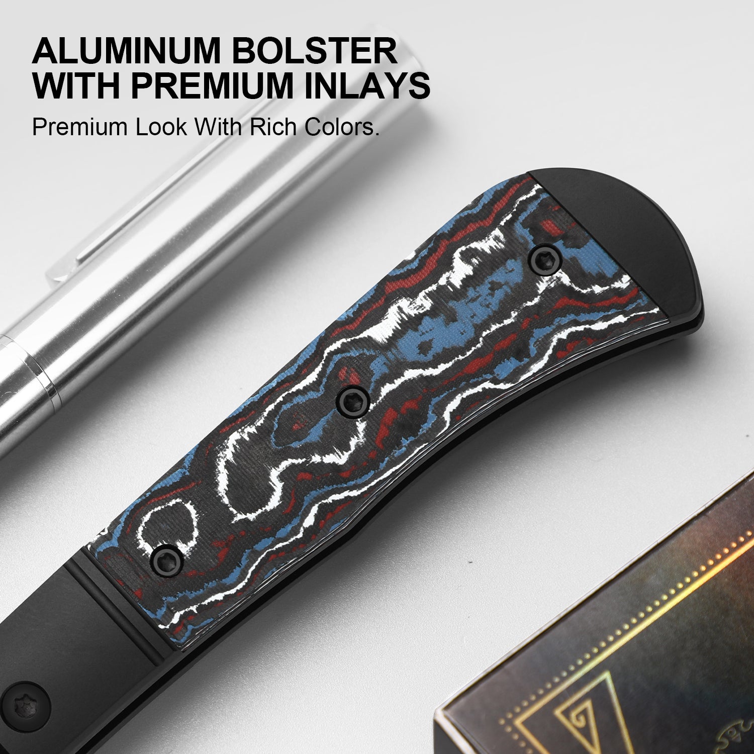 Trestle D 2.95 inch S90V Aluminum & Fat Carbon Ki3760A1-Kizer