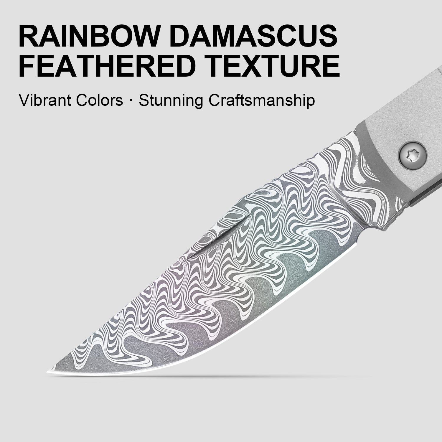 Trestle | Damascus | Aluminum & Crystallized Titanium | Ki3761A4 | Limited