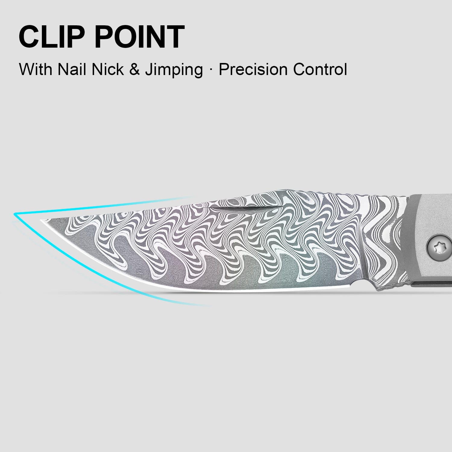 Trestle | Damascus | Aluminum & Crystallized Titanium | Ki3761A4 | Limited