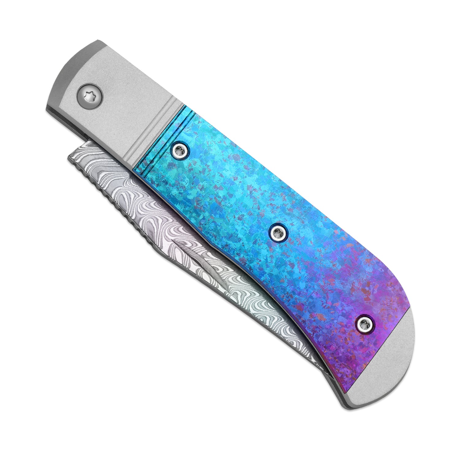 Trestle | Damascus | Aluminum & Crystallized Titanium | Ki3761A4 | Limited