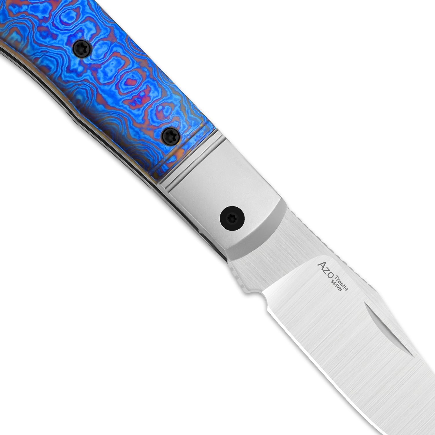Trestle | S45VN | Titanium & Timascus | Ki3761A5 | Limited