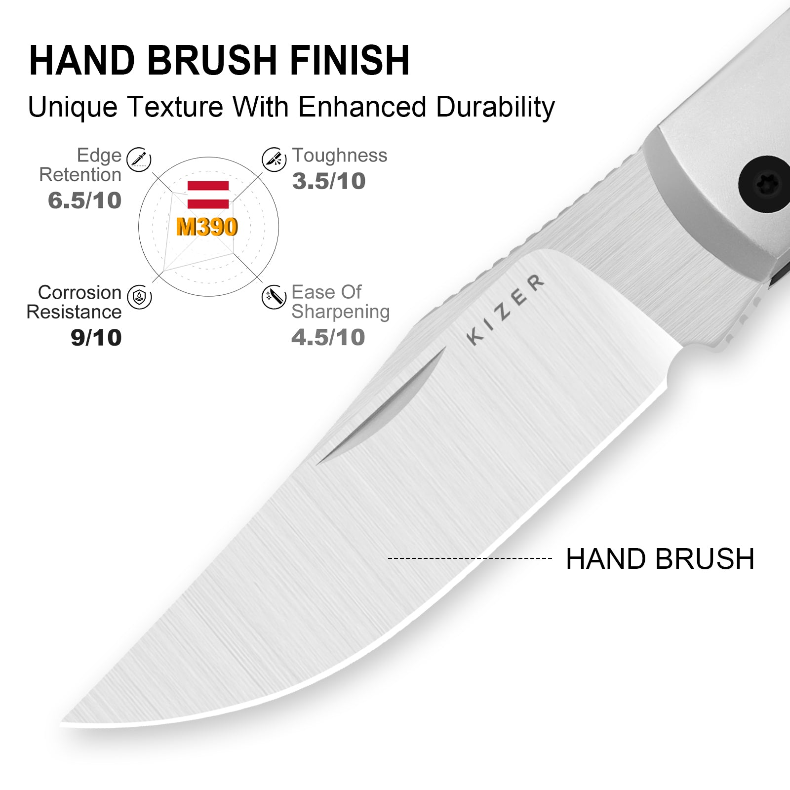 Trestle | M390 | Titanium & Timascus | Ki3761A6 | Limited